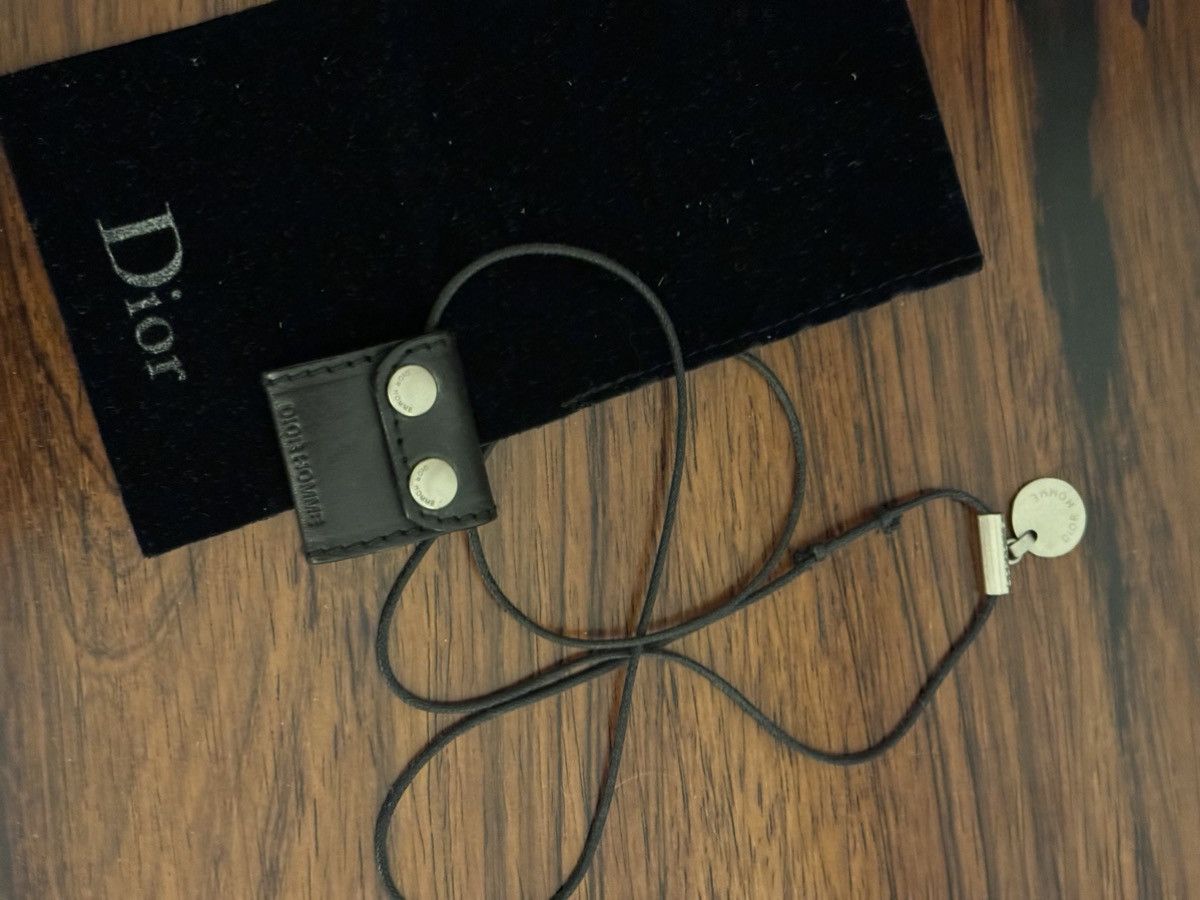 Dior Leather pouch necklace Size ONE SIZE - 7 Thumbnail