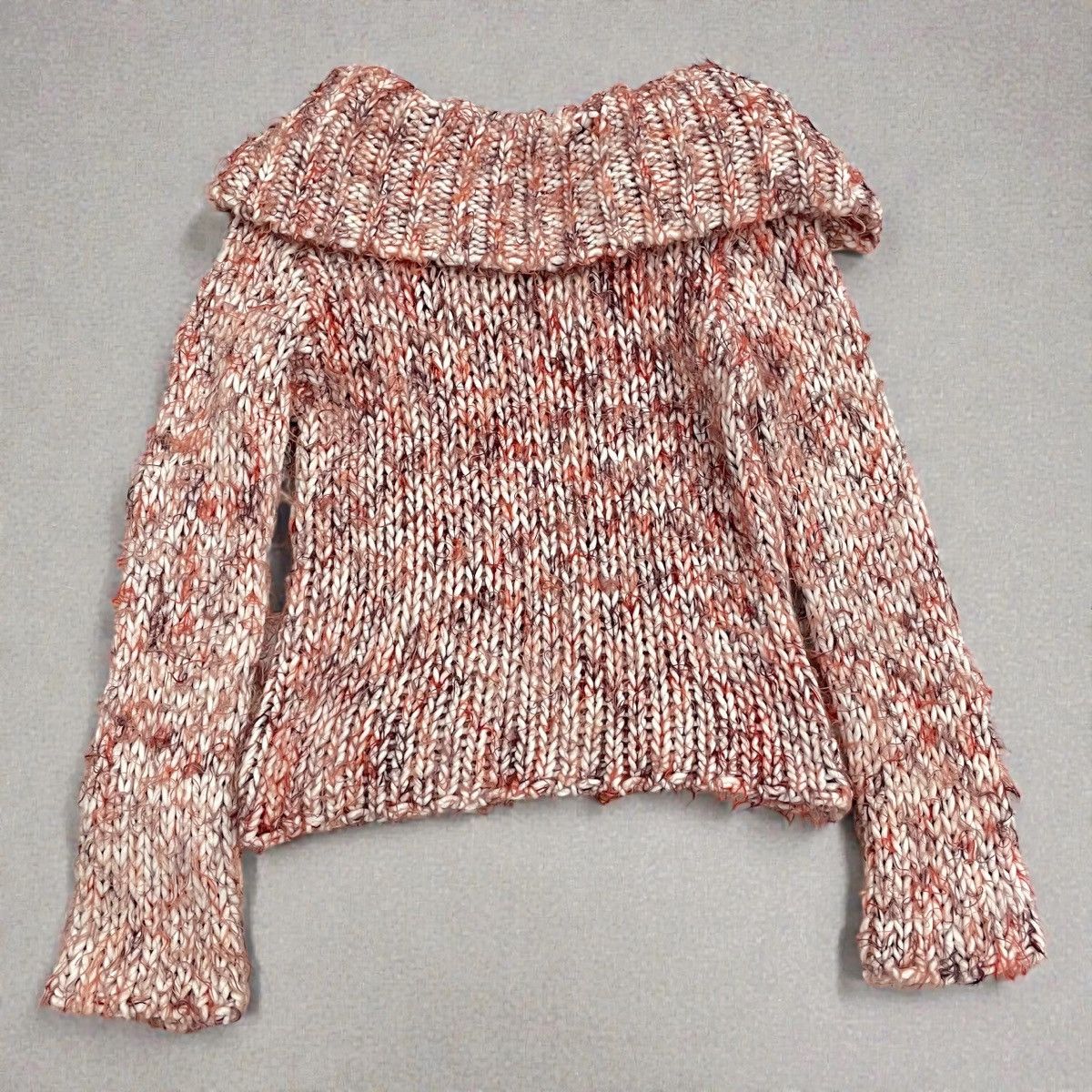 Miss Sixty Knitted sweater with a wide neck and zipper, cuffed sleeves Size S / US 4 / IT 40 - 4 Thumbnail