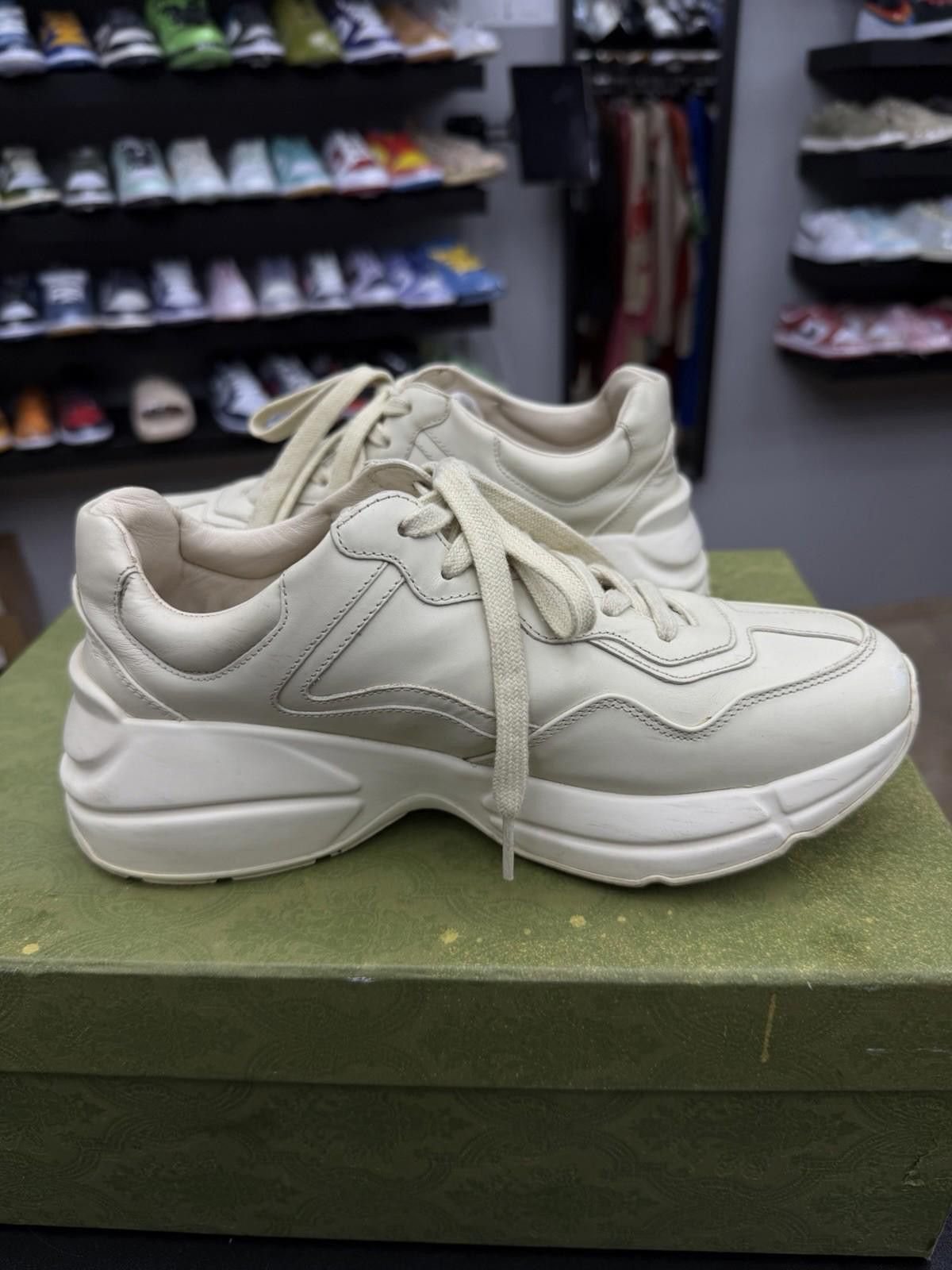 Gucci Authenthic- Gucci Rhyton Chunky Sneakers Women's 38G/8US Size US 8 / IT 38 - 10 Thumbnail