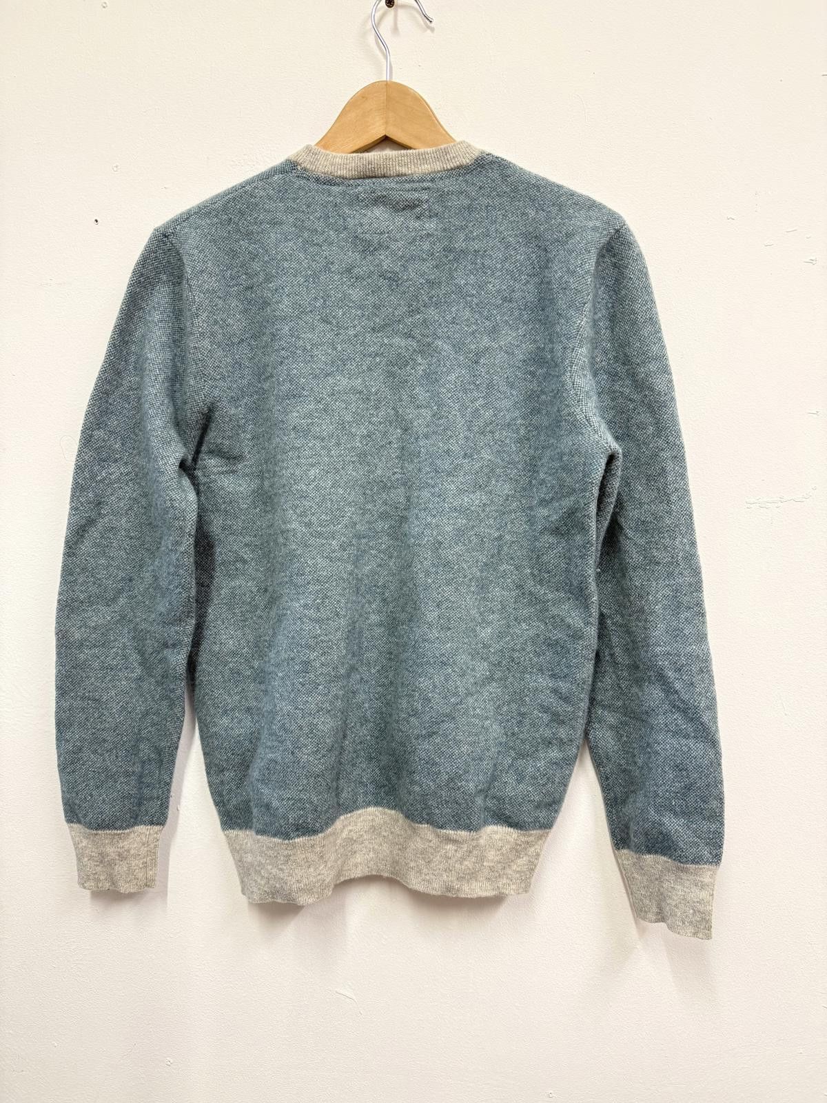 Other White Stuff Laundered Classics Blue Crew Neck Sweater Size US M / EU 48-50 / 2 - 2 Thumbnail