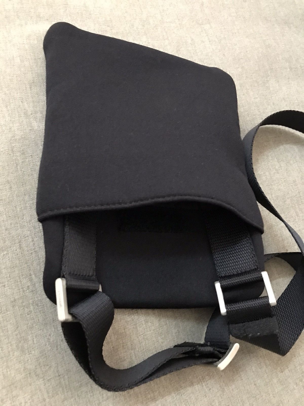 Prada PRADA Sport Black Mesh Mini Side Bag Size ONE SIZE - 10 Thumbnail