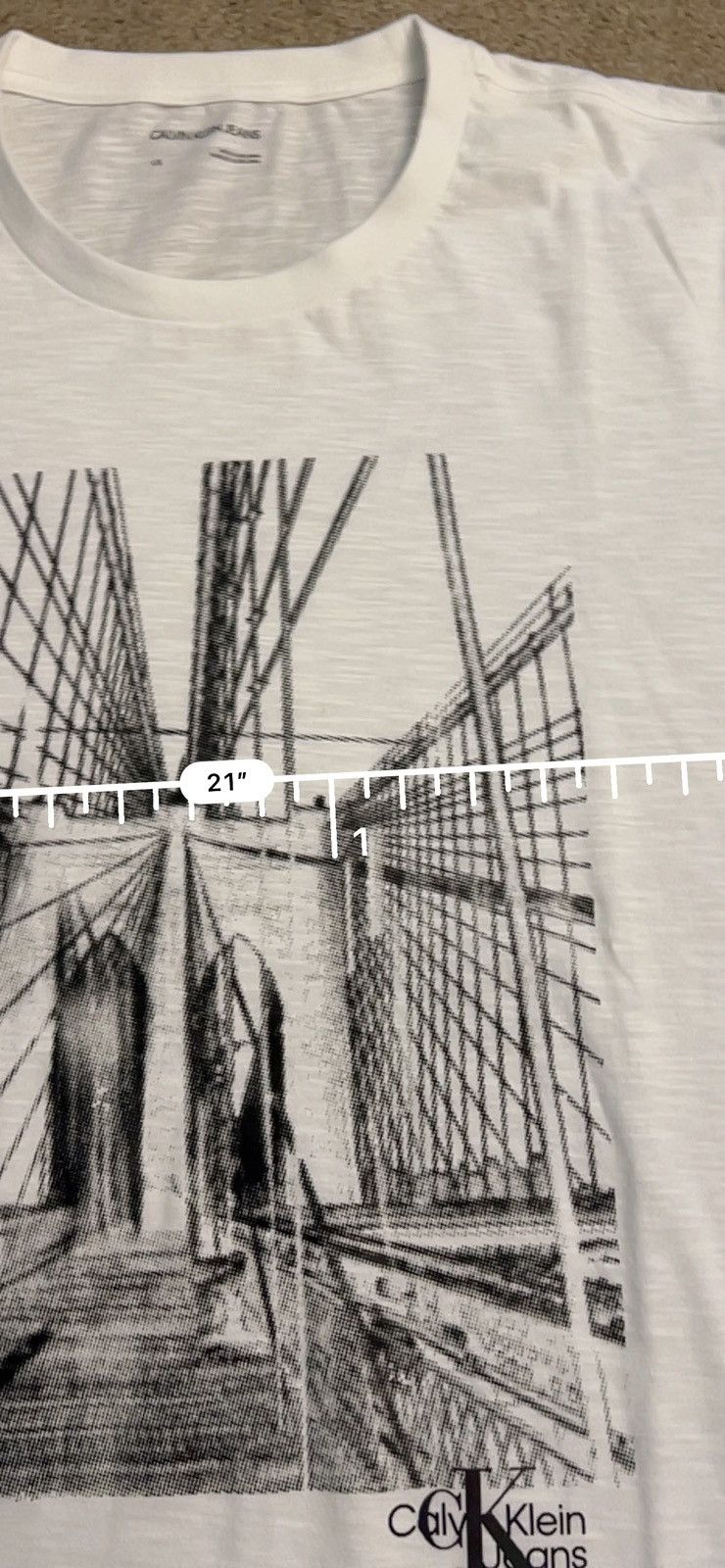 Calvin Klein Sick Abstract Calvin Klein Graphic Tee Size US L / EU 52-54 / 3 - 2 Thumbnail