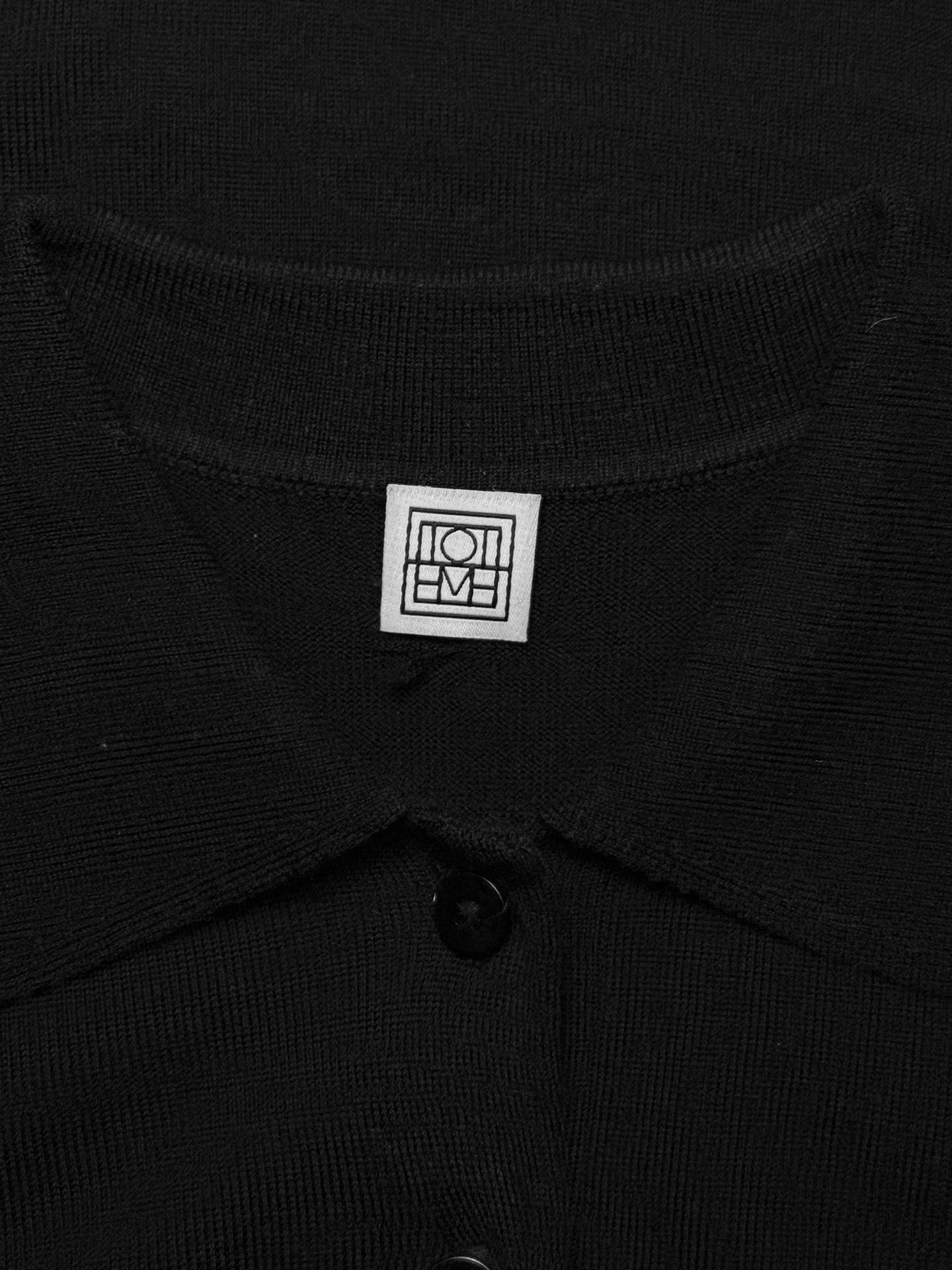 Toteme Toteme fine merino polo knitted sweater Size S / US 4 / IT 40 - 2 Thumbnail
