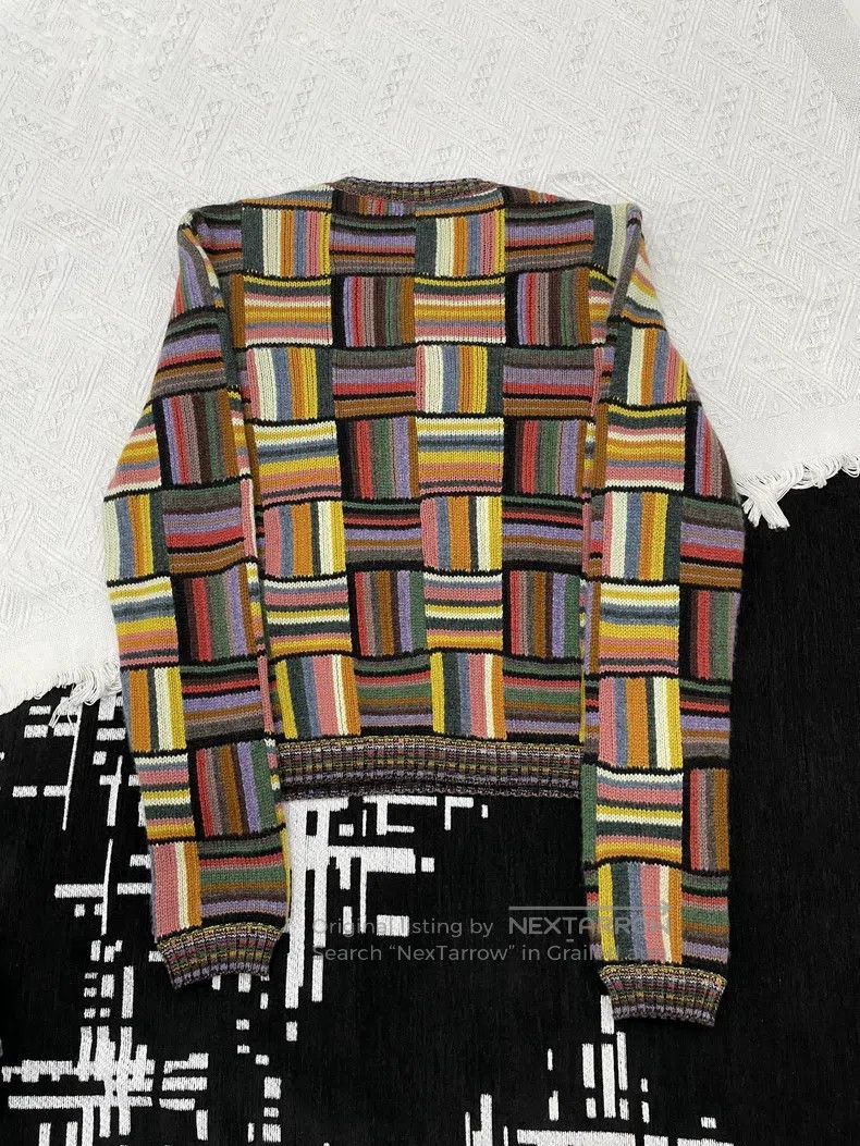 Dior Dior Colourful love striped cashmere long sleeves Size S / US 4 / IT 40 - 3 Thumbnail