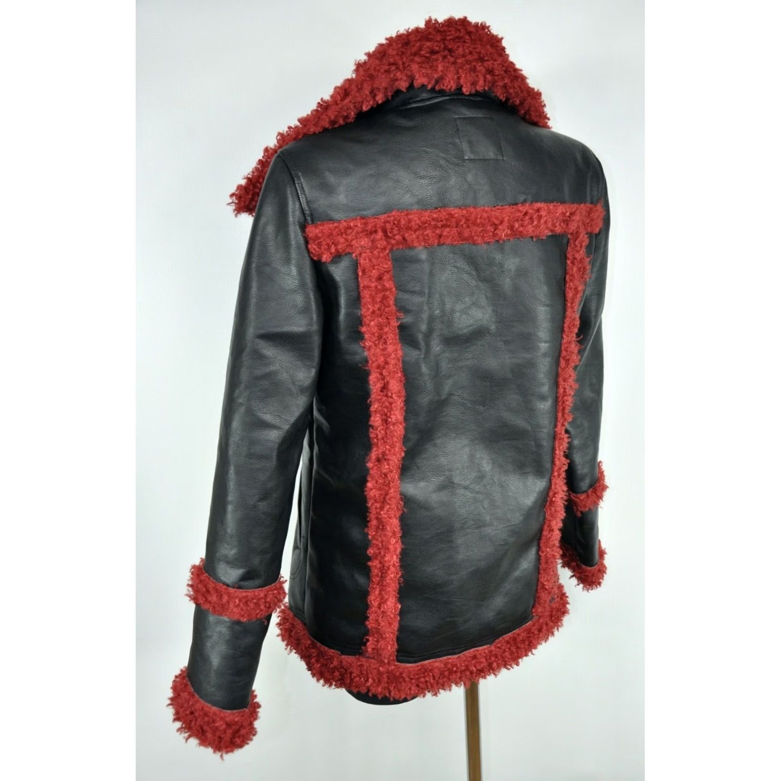 Vintage URBANCODE Longline Aviator Coat With Contrast Fleece Lining Women's Size US 4 Coat Black Women XS-4? Size S / US 4 / IT 40 - 6 Thumbnail
