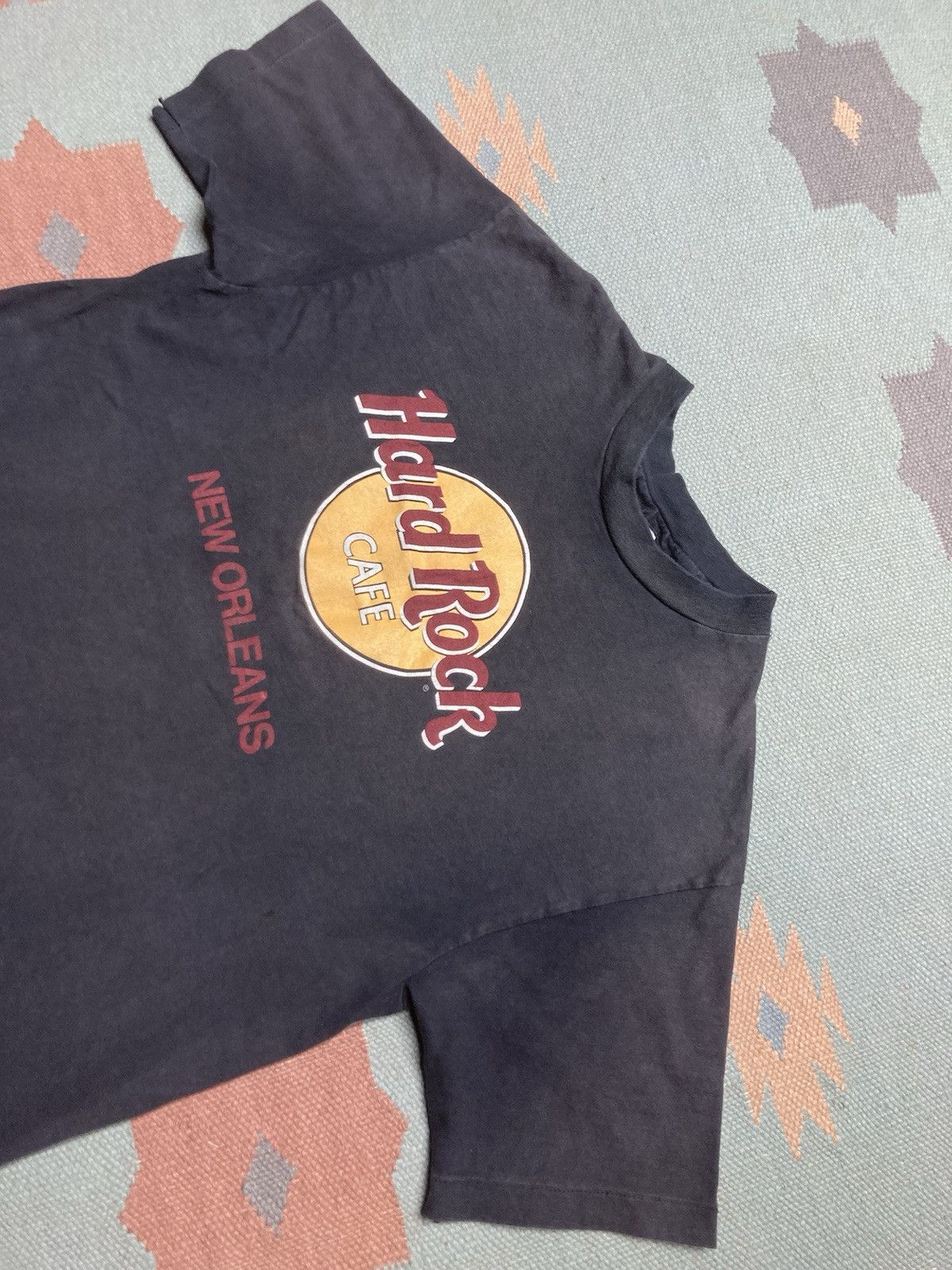 Hard Rock Cafe × Vintage Vtg 80s 90s t shirt Hard Rock Cafe New Orleans faded large Size US L / EU 52-54 / 3 - 4 Thumbnail