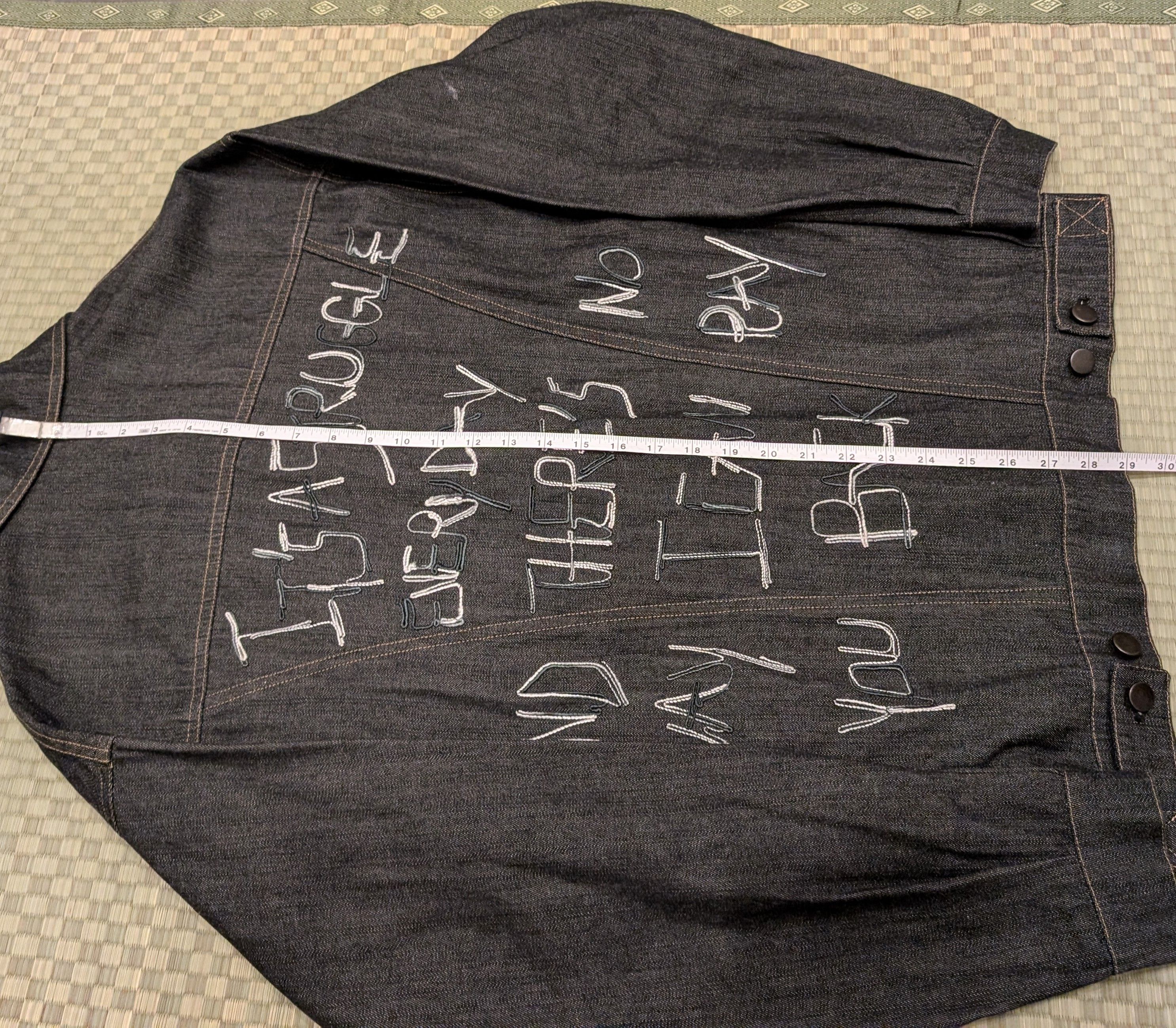 Other Selfmade Embroidered Denim Jacket Size 44 Made in Italy Size US L / EU 52-54 / 3 - 6 Thumbnail