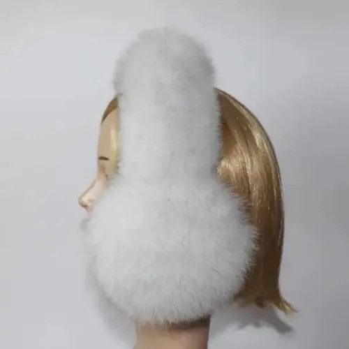 Japanese Brand Genuine Fur Earmuffs For Winter Size ONE SIZE - 2 Thumbnail