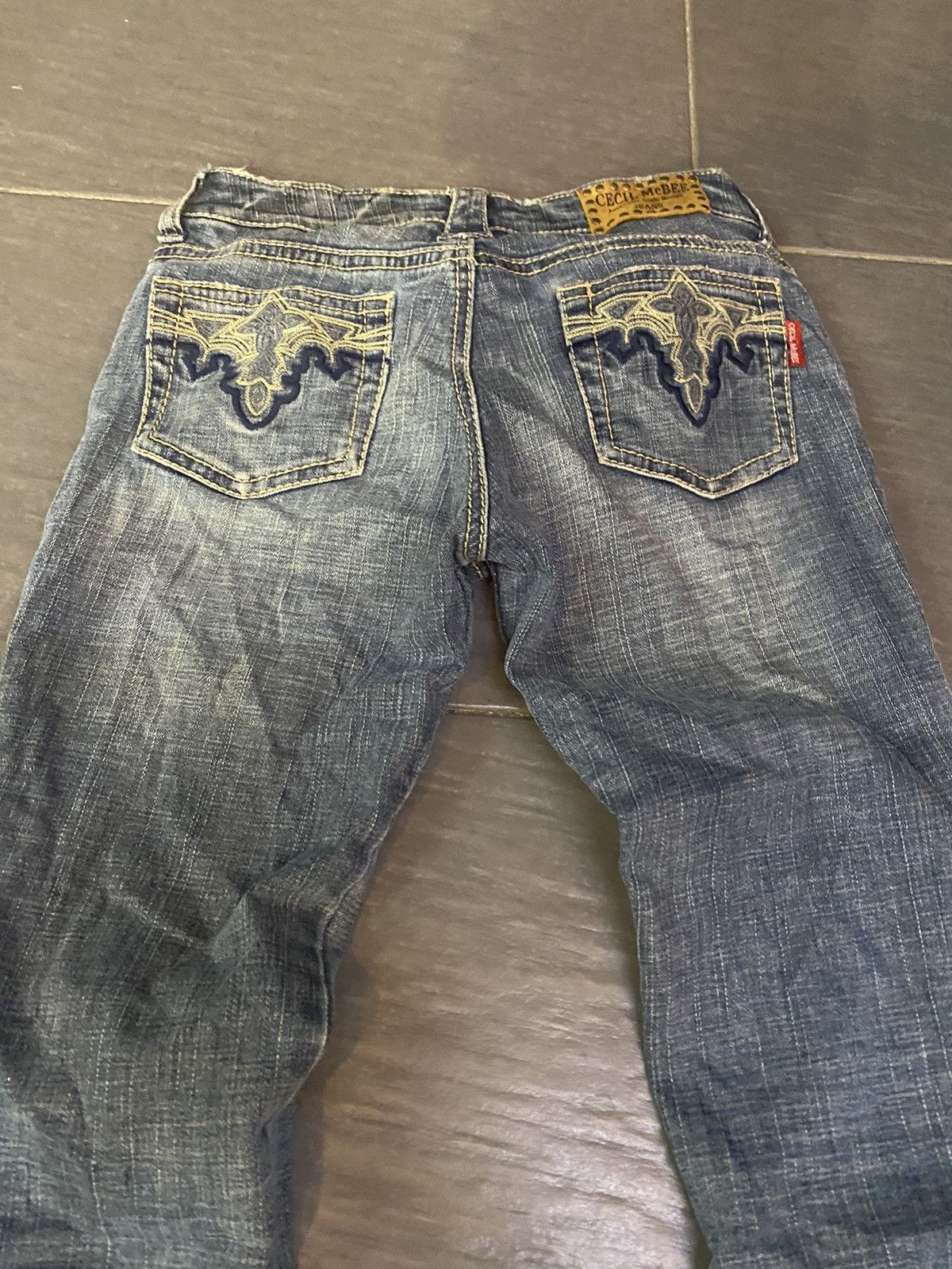Japanese Brand Flare jeans japan 🇯🇵 Cecil McBbee Boot Cut Size 28" / US 6 / IT 42 - 2 Thumbnail