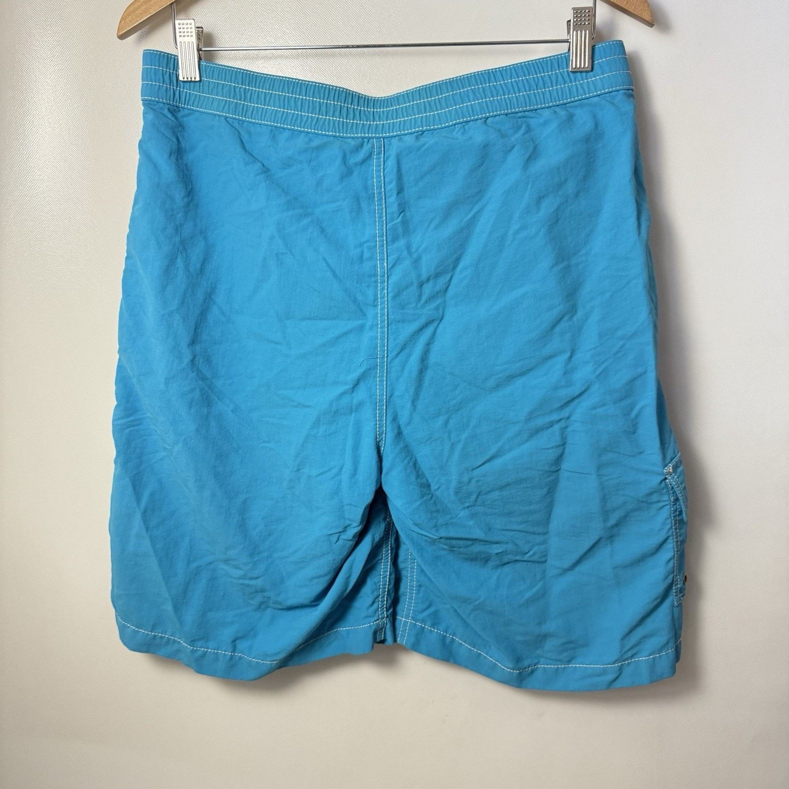Polo Ralph Lauren Polo Ralph Lauren Swim Trunks Shorts Teal Cargo Pony Vintage Size US 32 / EU 48 - 2 Thumbnail
