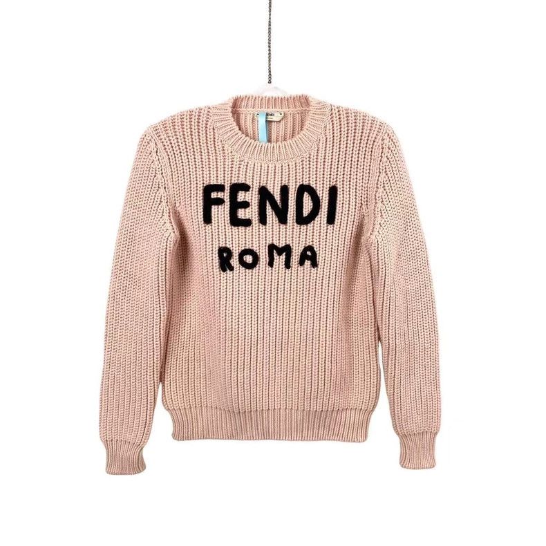 Other Fendi Cherry blossom pink thick stick needle round-neck sw Size US XXS / EU 40 - 1 Thumbnail