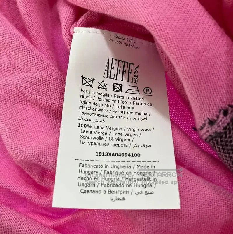 Moschino Moschino Pink Cashmere Long Sleeve Sweater . Size M / US 6-8 / IT 42-44 - 7 Thumbnail