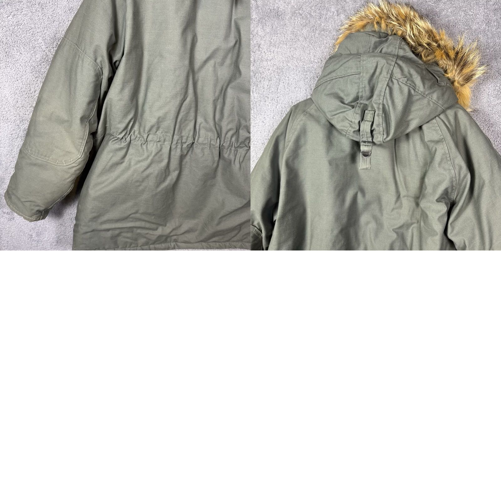 Vintage N-3B/F Parka Extreme Cold Weather Spiewak Golden Fleece Men L Fur Hood Scovill Size US L / EU 52-54 / 3 - 11 Thumbnail