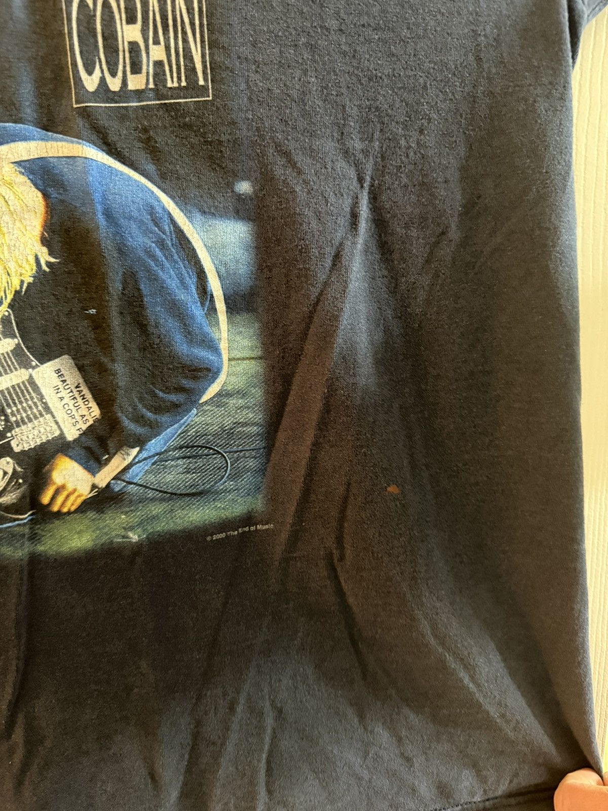 Band Tees Kurt Cobain Guitar Tee Size US XL / EU 56 / 4 - 2 Thumbnail