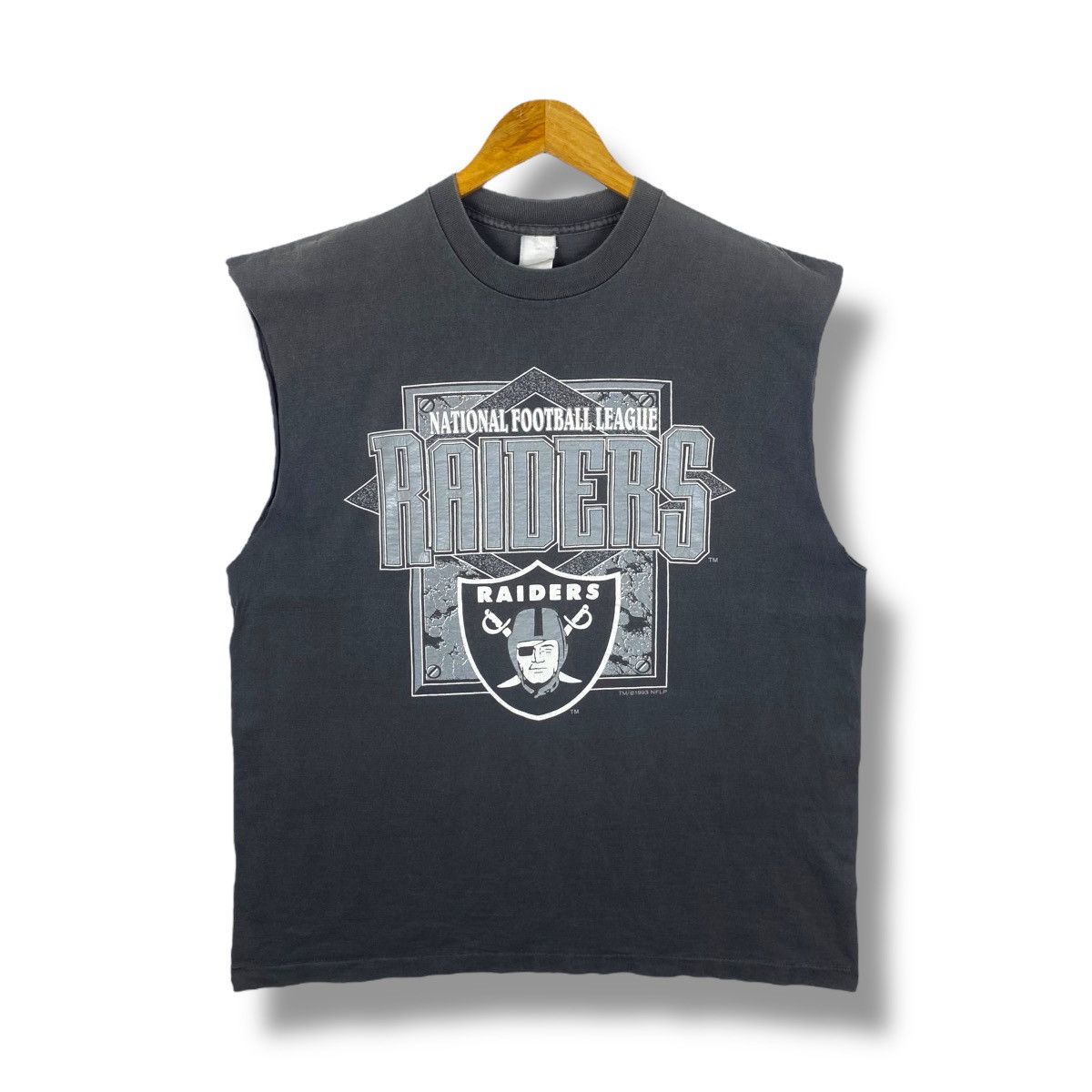 Vintage 90's NFL RAIDERS Logo Sleeveless Tank Tops