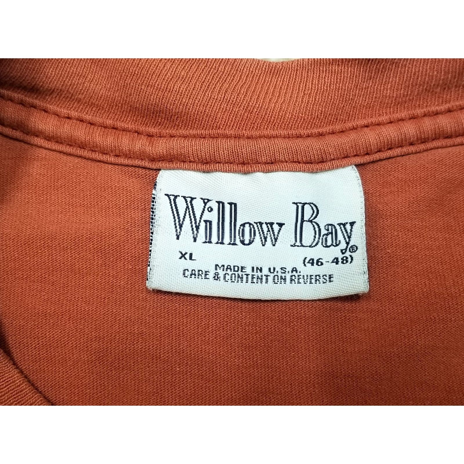 Vintage Vintage Willow Bay T Shirt Mens Extra Large Red Pocket Tee 90s Casual Crew Shirt Mens L Red Size US L / EU 52-54 / 3 - 5 Thumbnail