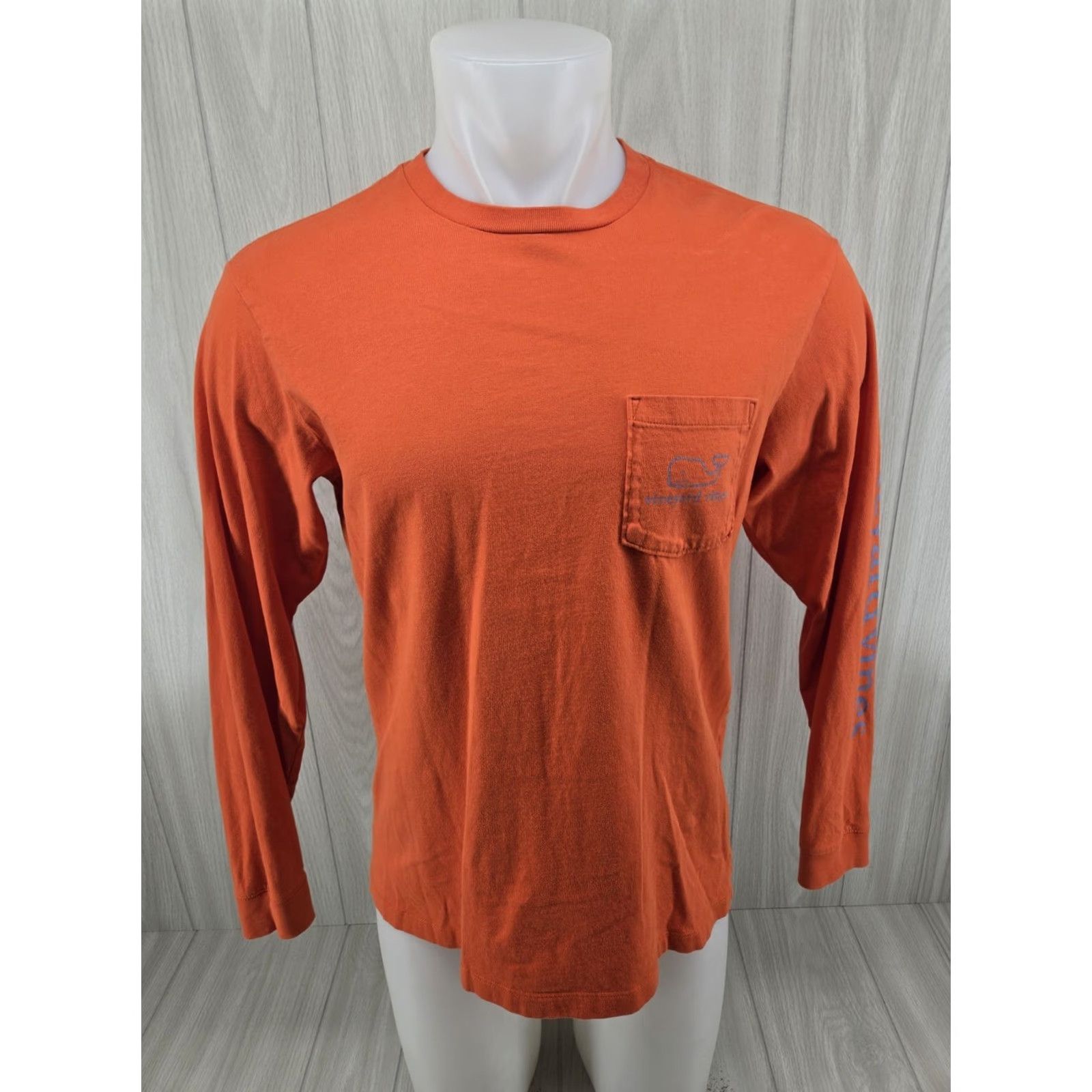 Vineyard Vines Vineyard Vines Shirt Mens S Orange Long Sleeve Whale Size US S / EU 44-46 / 1 - 3 Thumbnail