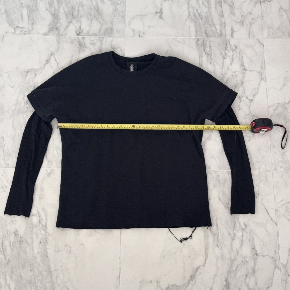 Thom Krom Thom Krom Layered Long Sleeved Tee (Style: M TS 449) Size US M / EU 48-50 / 2 - 3 Thumbnail