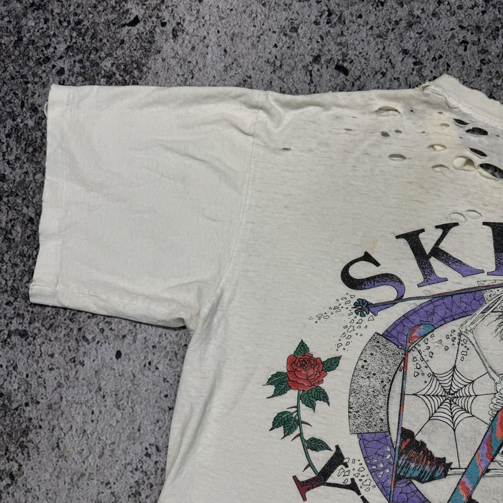 Band Tees Thrashed Faded Distressed Grateful Dead Shirt ERD Grunge Size US XL / EU 56 / 4 - 19 Thumbnail