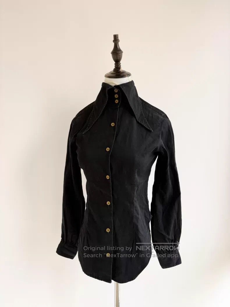 Vivienne Westwood Vivienne Westwood Vintage old red label black large pointe Size S / US 4 / IT 40 - 1 Thumbnail