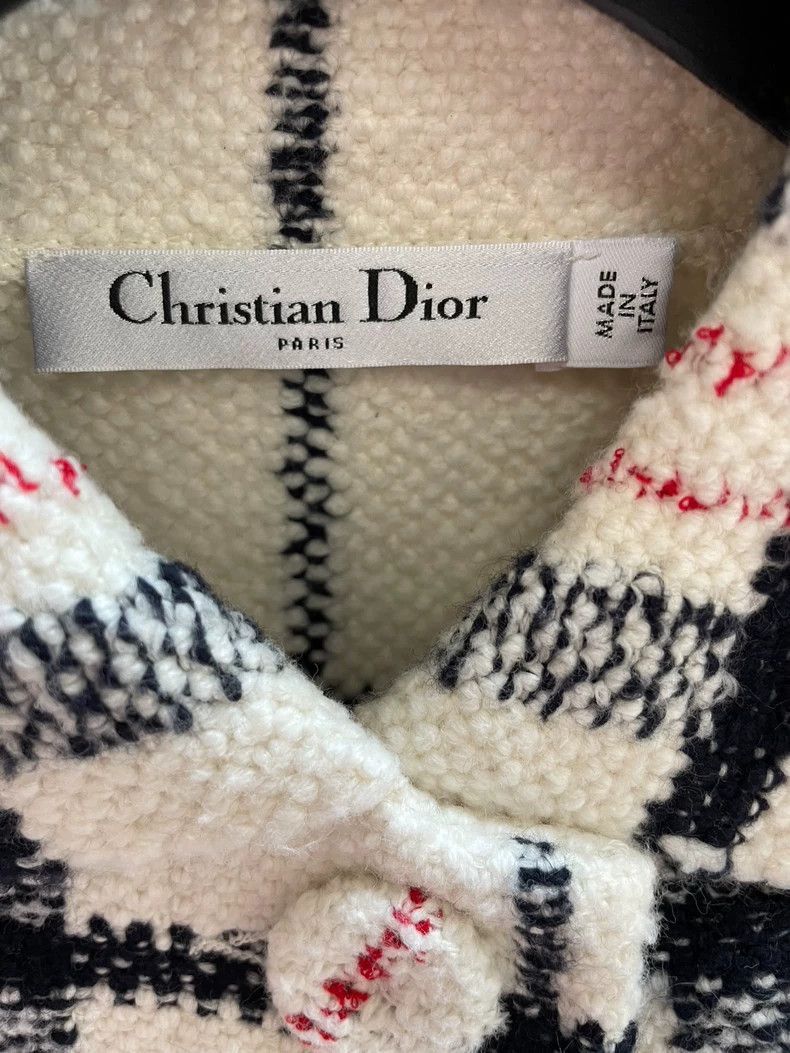 Dior New Dior Letter Checkered Short Jacket-2506 Size M / US 6-8 / IT 42-44 - 4 Thumbnail