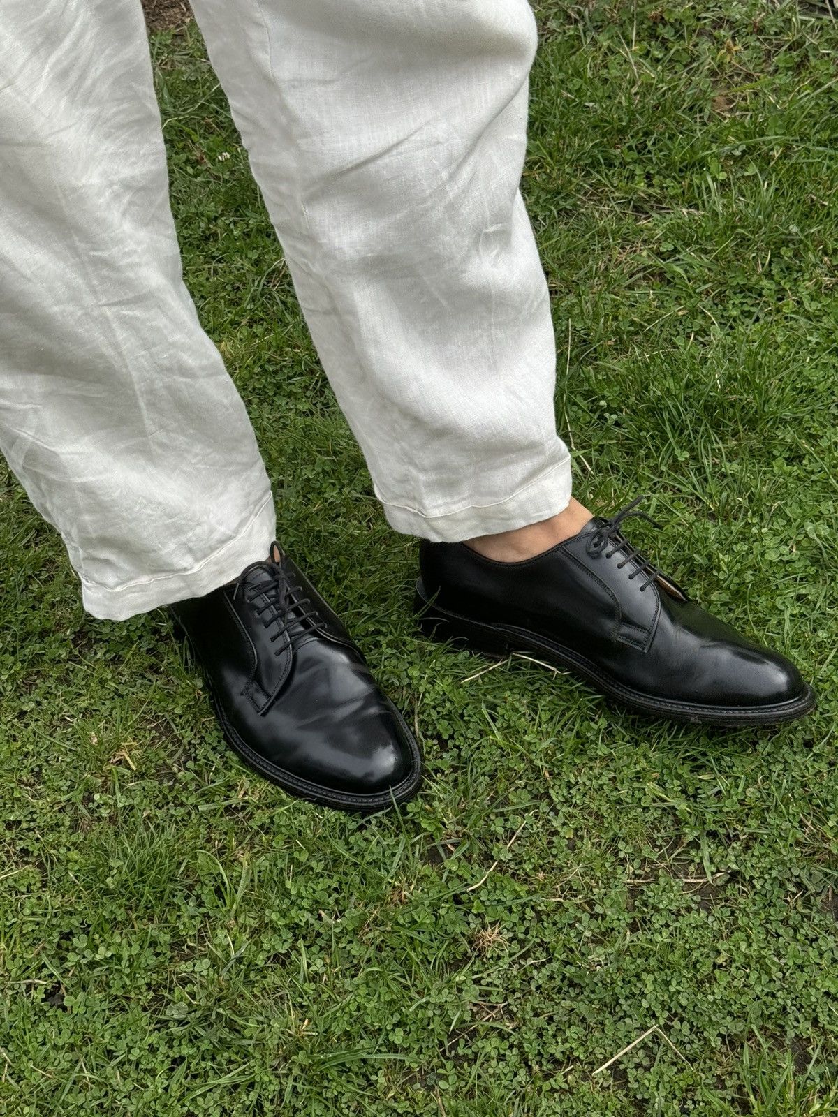 Loake Loake 771B Black classic polished leather derby Size US 11 / EU 44 - 19 Thumbnail