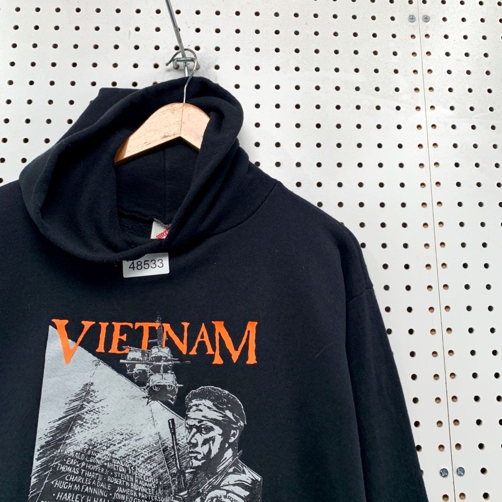 Jerzees VINTAGE Vietnam Veterans Hoodie XL Black Some Still Serve Mens 90s Size US XL / EU 56 / 4 - 6 Thumbnail