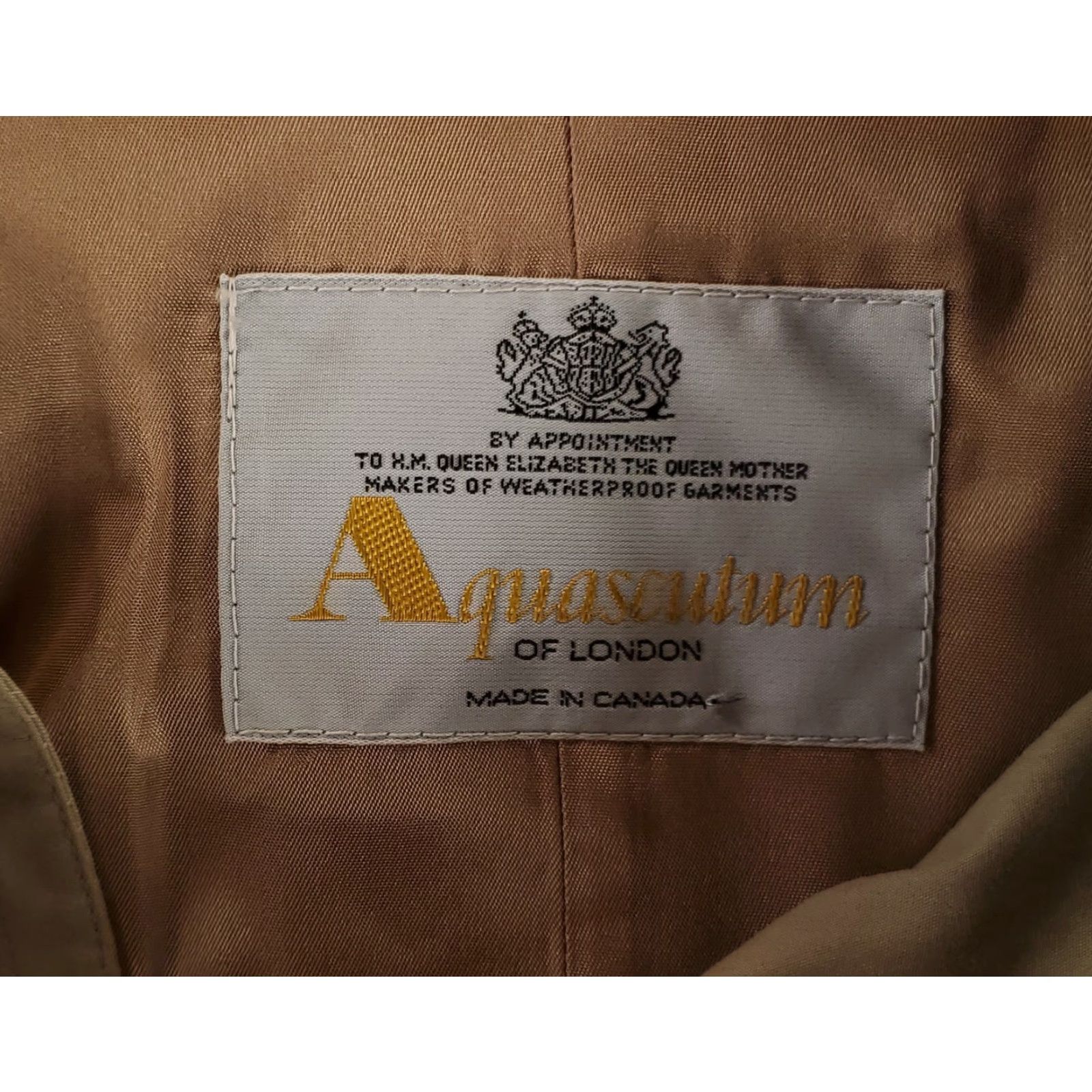 Aquascutum Aquascutum Trench Coat Beige 5 Made Canada Mens XL 44/46 Coat Cotton Tan Aqua 5 Trench Coat Mens XL Beige Canada Aquascutum Size US XL / EU 56 / 4 - 6 Thumbnail