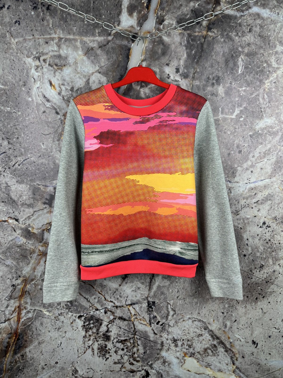 Adidas Adidas StellaSport Graphic Crewneck Sweatshirt Colorful Prin Size S / US 4 / IT 40 - 1 Thumbnail