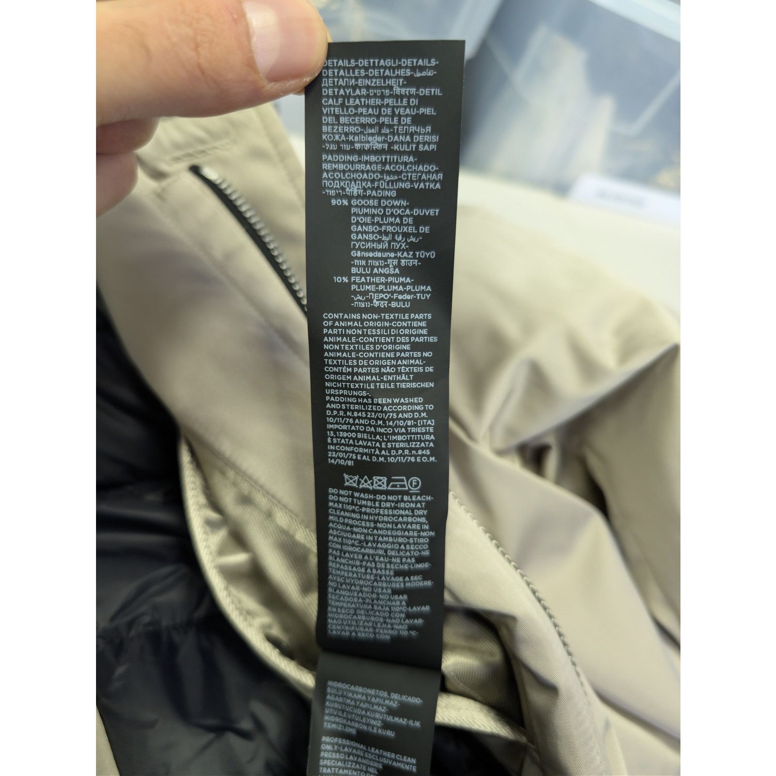 Tom Ford o1rshd1 Sport Formal Outerwear Morning Coat in Beige 54 Size US L / EU 52-54 / 3 - 16 Thumbnail