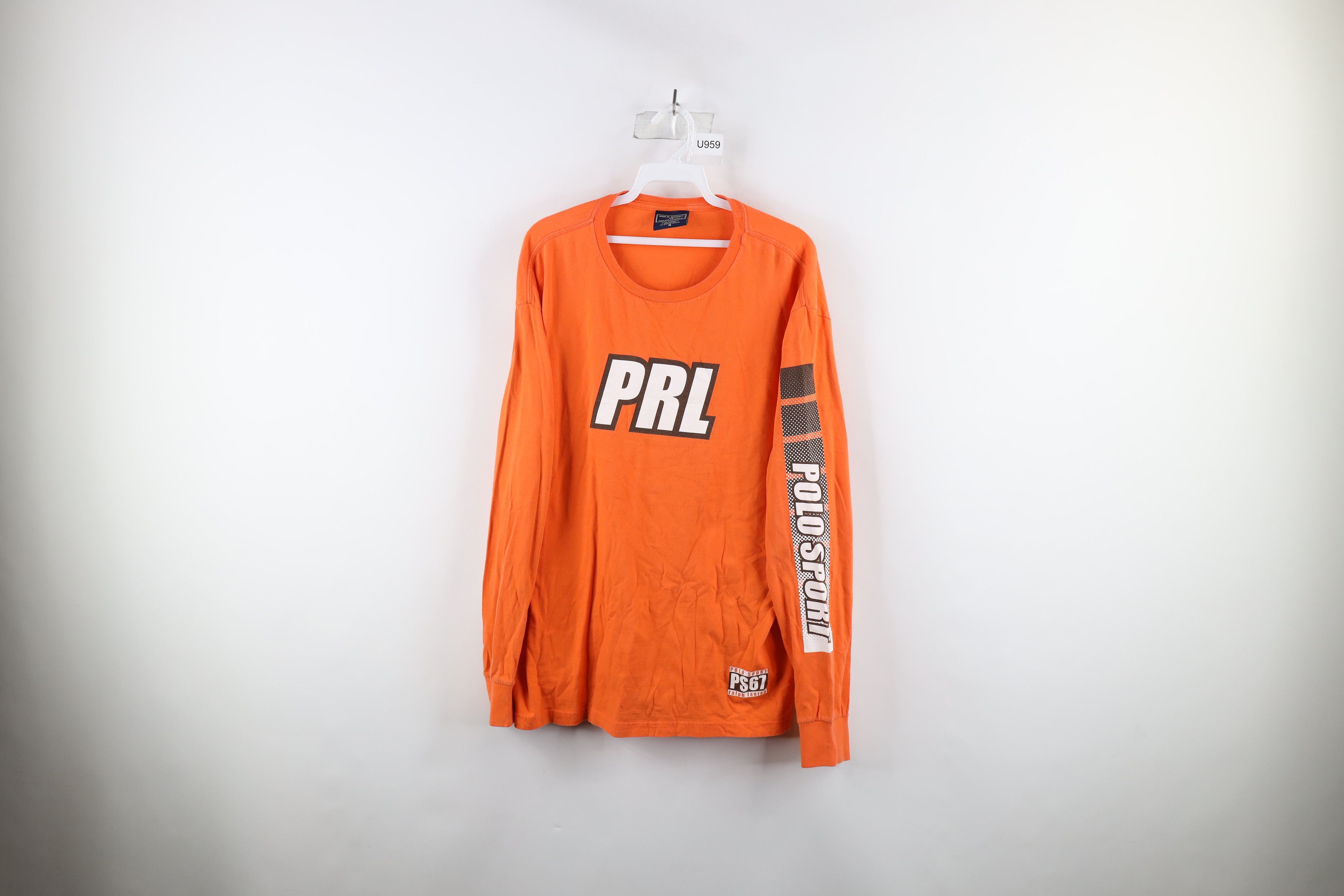 Ralph Lauren Vintage 90s Polo Sport Ralph Lauren Out Long Sleeve T-Shirt Size US M / EU 48-50 / 2 - 1 Thumbnail