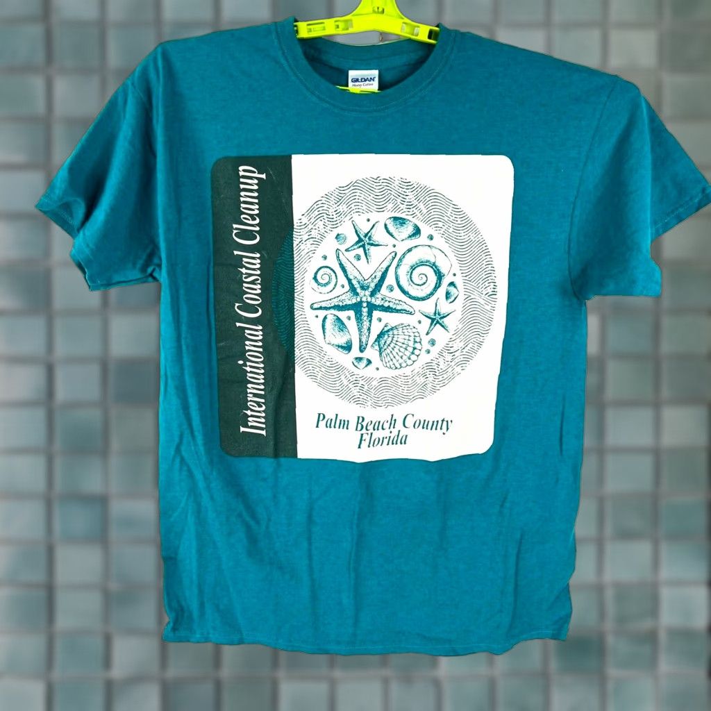Gildan GILDAN Florida Intercoastal Cleanup Graphic T-Shirt XL Blue Aquatic Mens Size US XL / EU 56 / 4 - 1 Thumbnail
