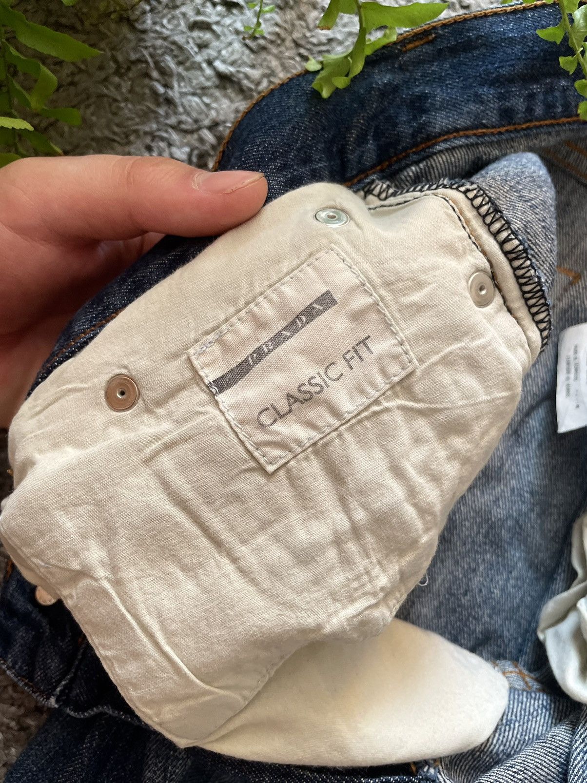 Prada × Vintage Prada Milano Jeans Denim Vintage Streetwear Logo Y2k Rare Size US 30 / EU 46 - 20 Thumbnail