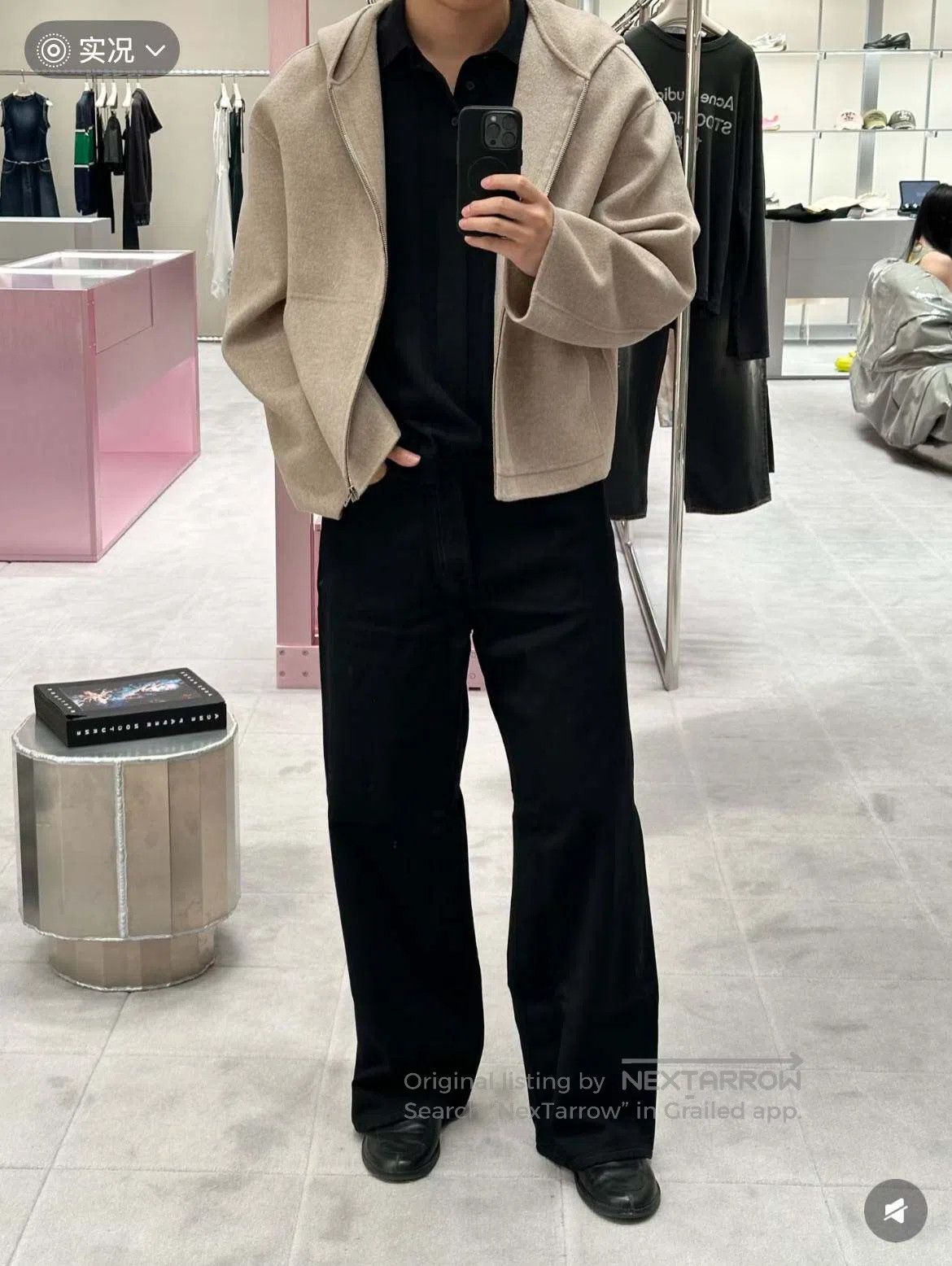 Acne Studios Acne Studios Oversized Cashmere Zip Hoodie Jacket Size US S / EU 44-46 / 1 - 7 Thumbnail