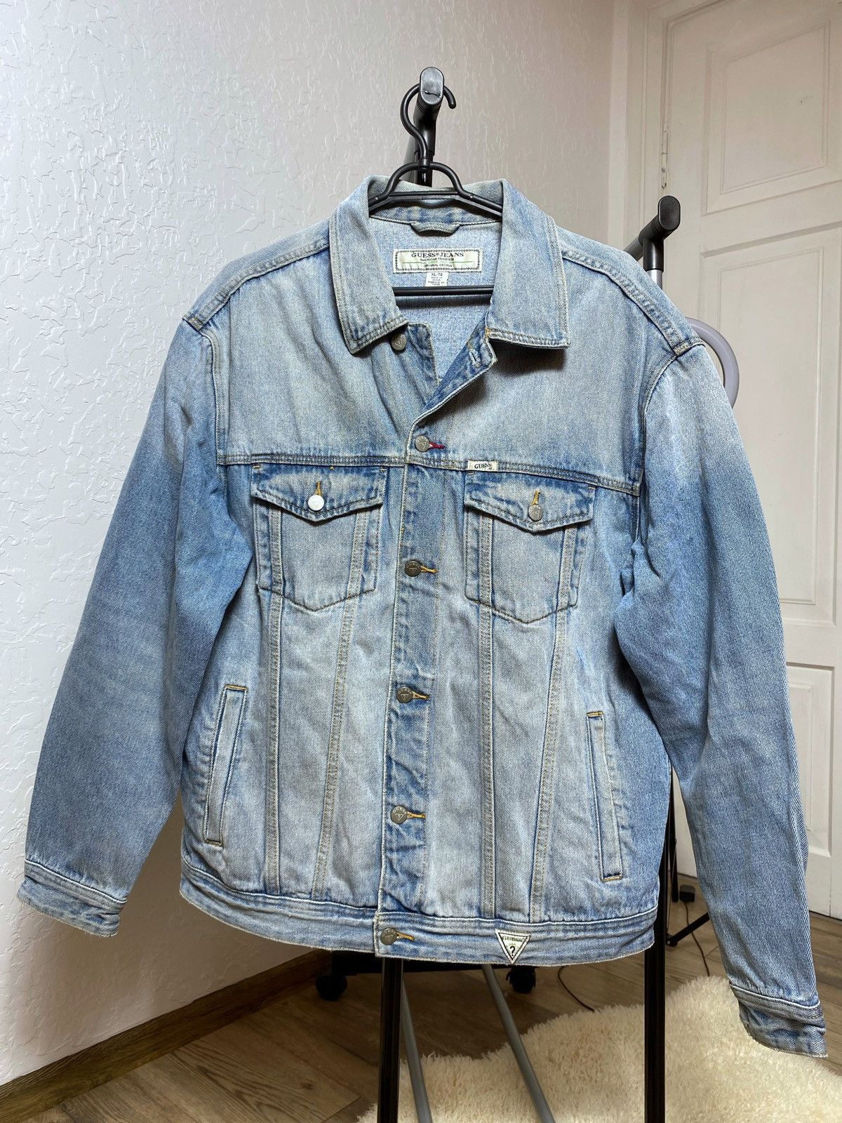 Guess Guess Vintage Jeans Jacket Big logo Size US XL / EU 56 / 4 - 7 Thumbnail
