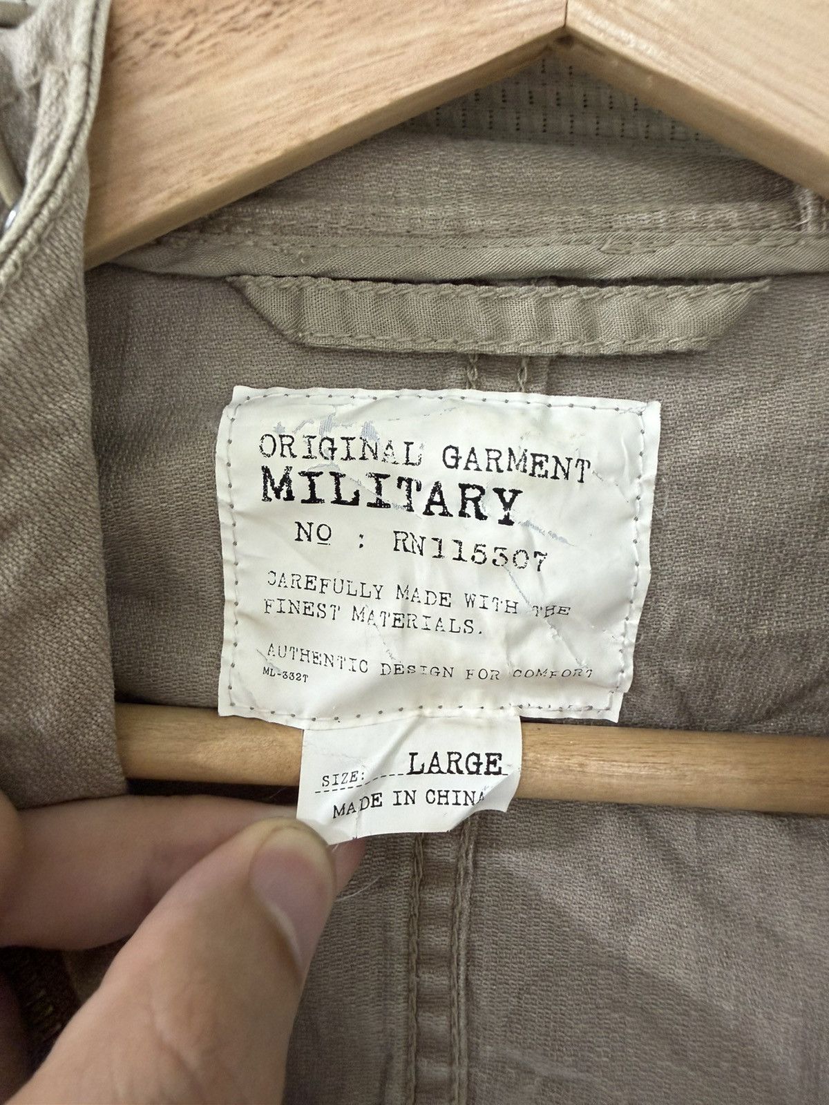 Japanese Brand Uniqlo Original Garment Military Zipper Jacket Hoodie Size US L / EU 52-54 / 3 - 6 Thumbnail