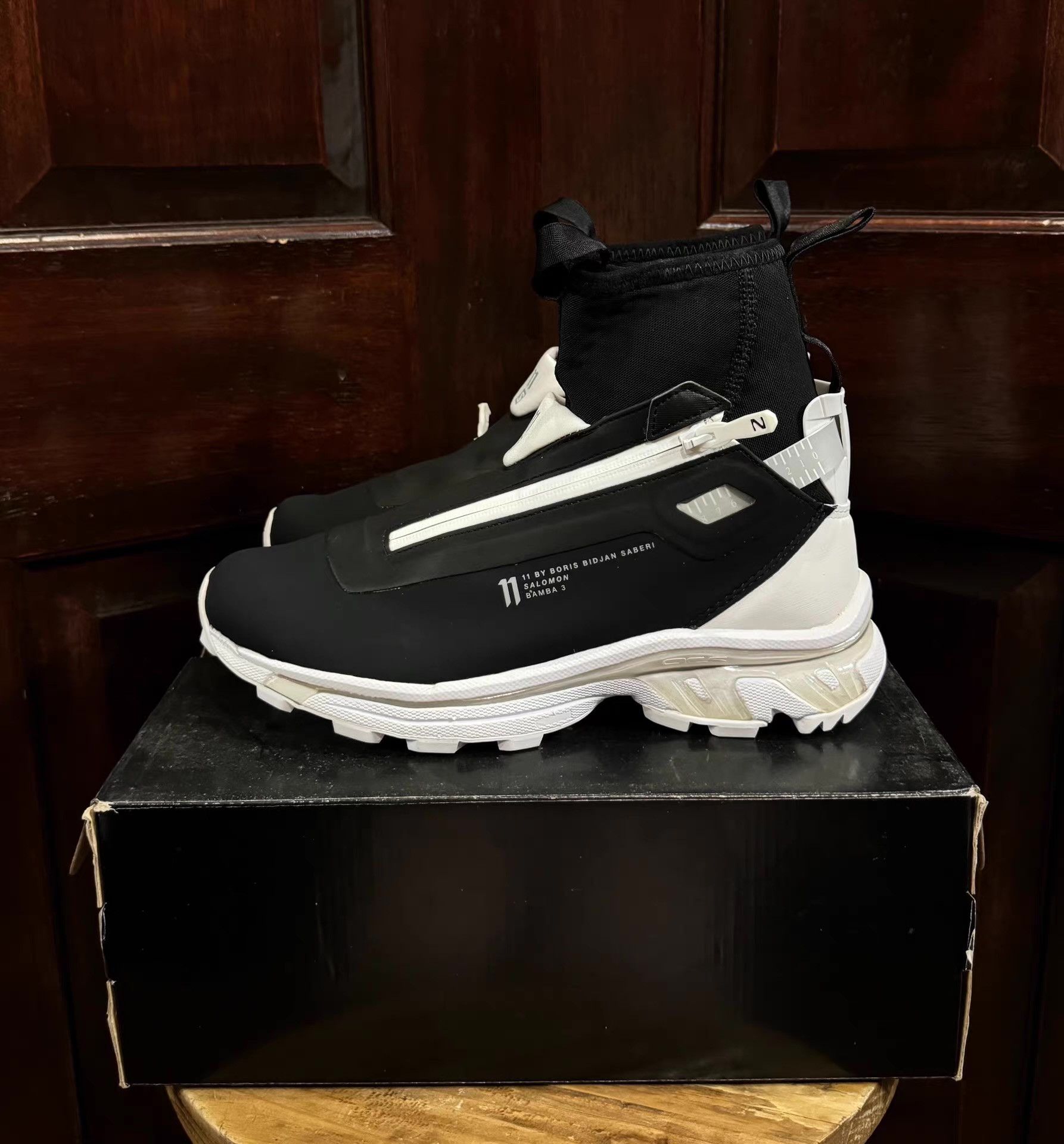 11 By Boris Bidjan Saberi 11byBBS x Salomon Hybrid high‑top sneakers Ｑ25 Size US 7.5 / EU 40-41 - 2 Thumbnail