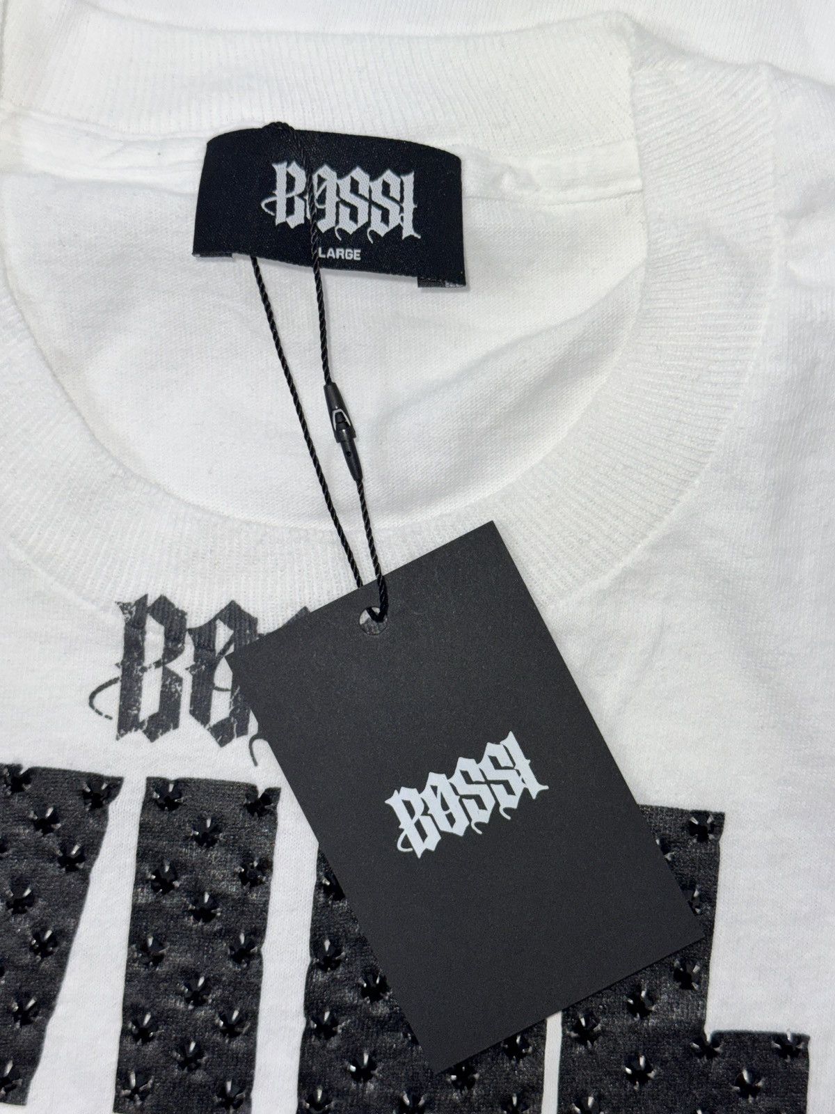 Bossi Sportswear 1 OF 1 RHINESTONE EMBELLISHED VINTAGE T-SHIRT Size US L / EU 52-54 / 3 - 4 Thumbnail