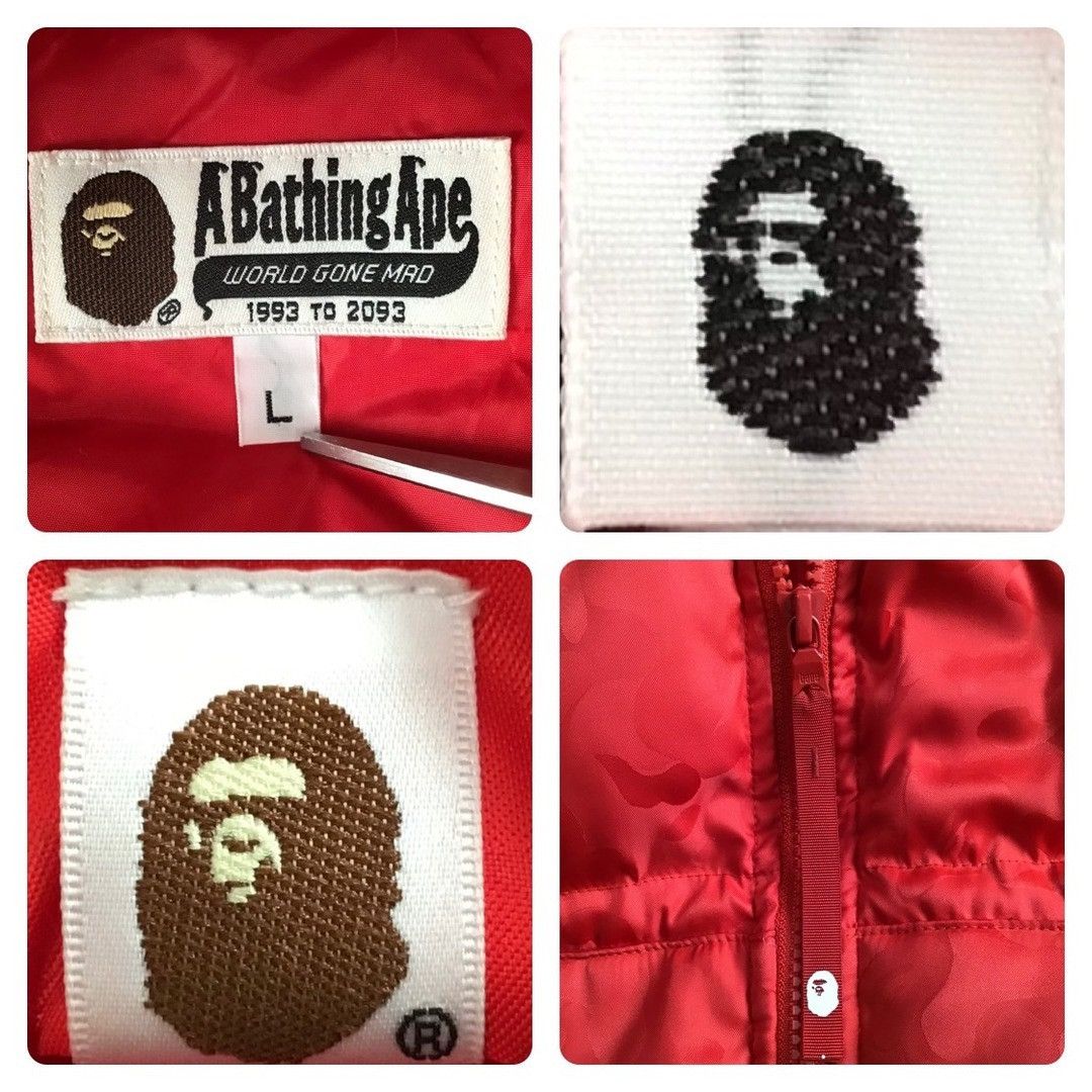 Bape BAPE Solid camo full zip hoodie puffer down jacket APE NIGO Size US L / EU 52-54 / 3 - 9 Thumbnail