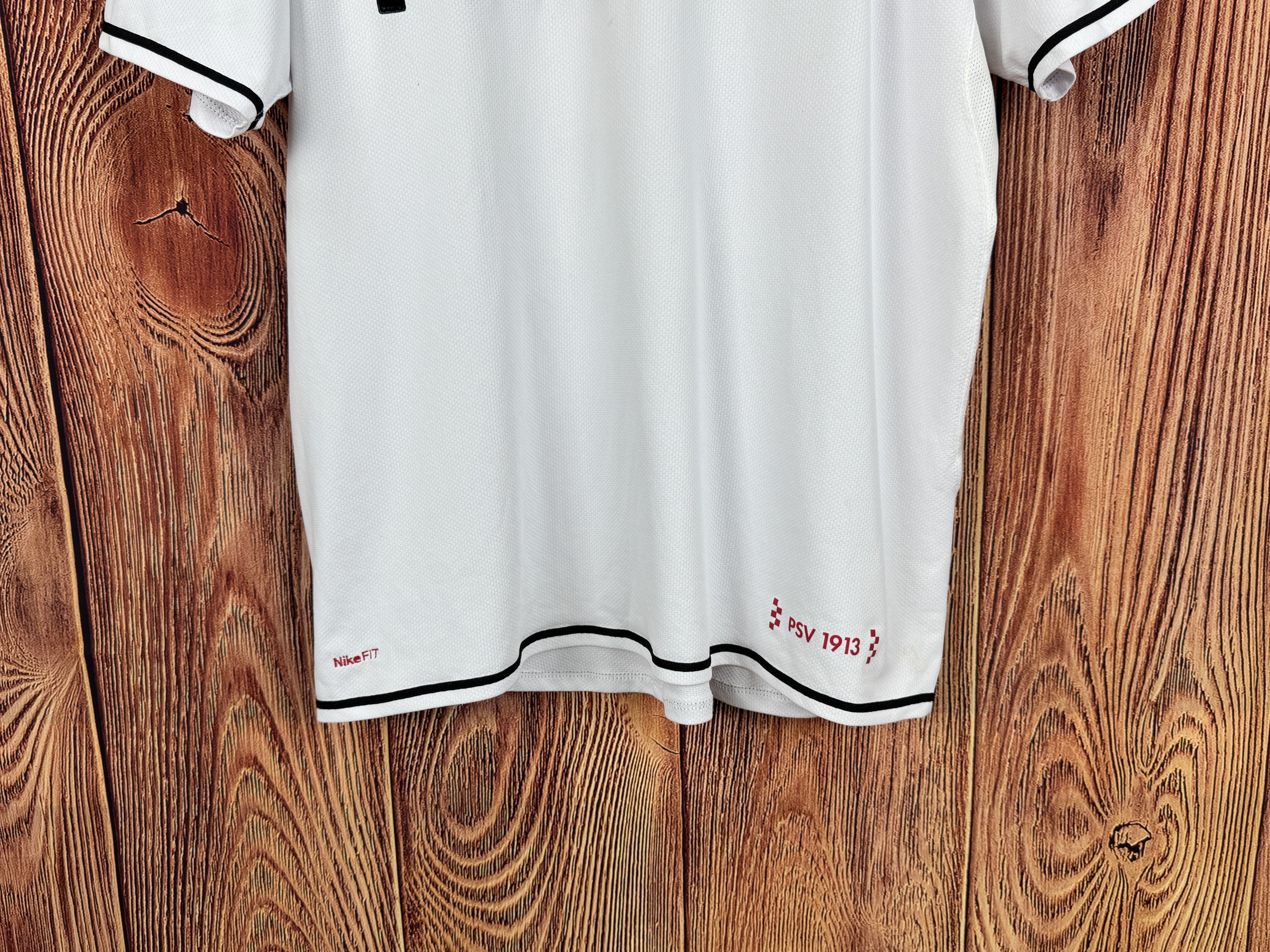 Nike 2007-2008 PSV NIKE Away White Football Soccer Jersey Kit Size US XL / EU 56 / 4 - 5 Thumbnail