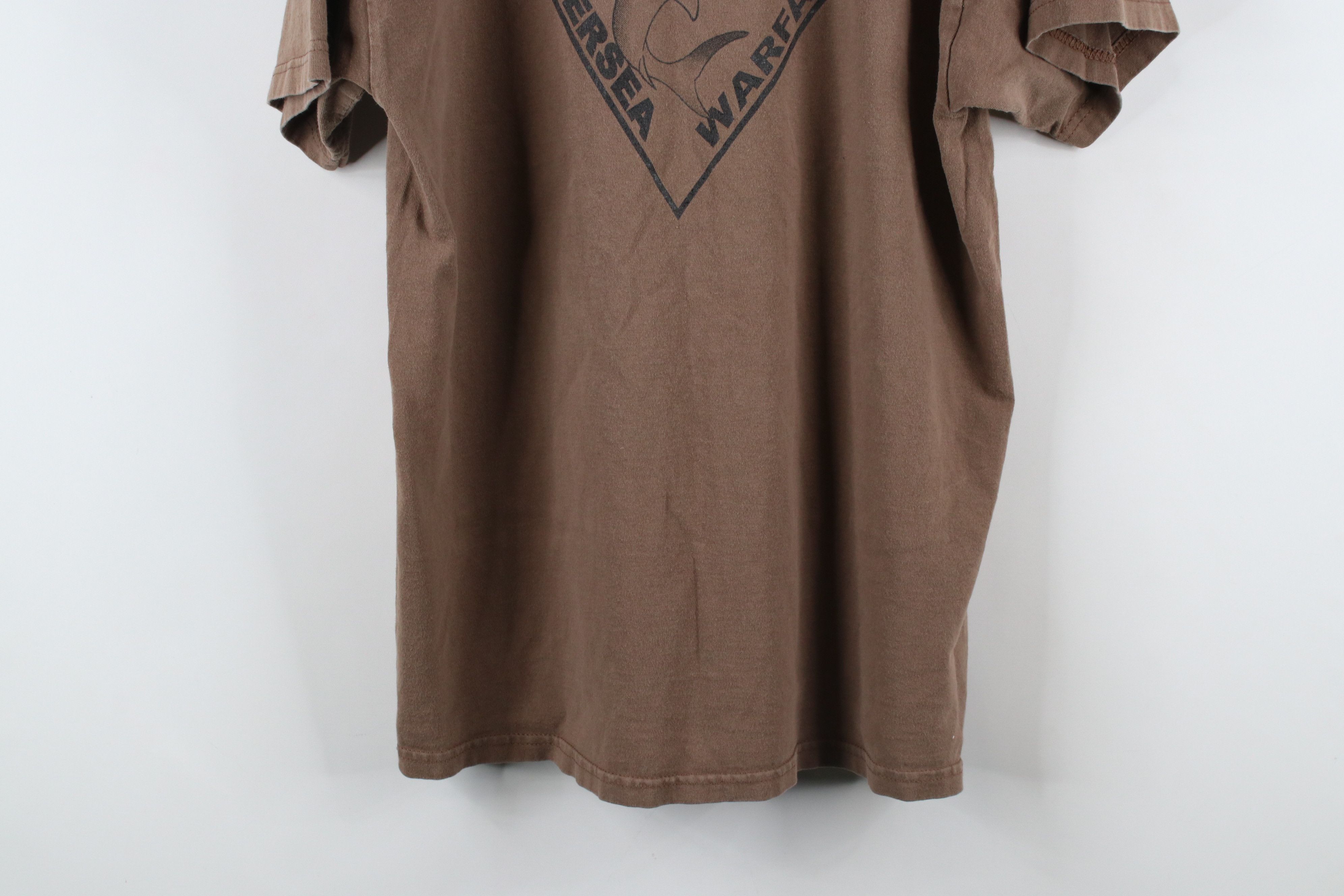 Vintage Vintage 90s Undersea Warfare United States Navy T-Shirt Size US L / EU 52-54 / 3 - 11 Thumbnail
