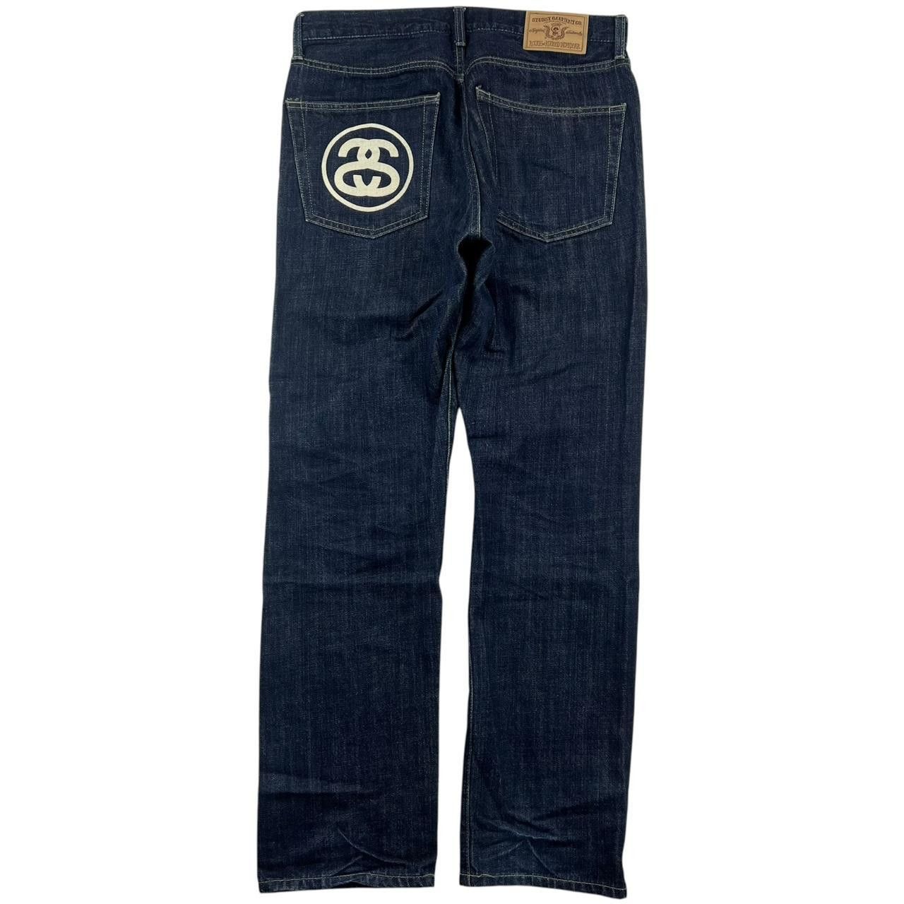 Stussy Vintage 2000s Stussy Rough Rugged Denim Comic Jeans Waist