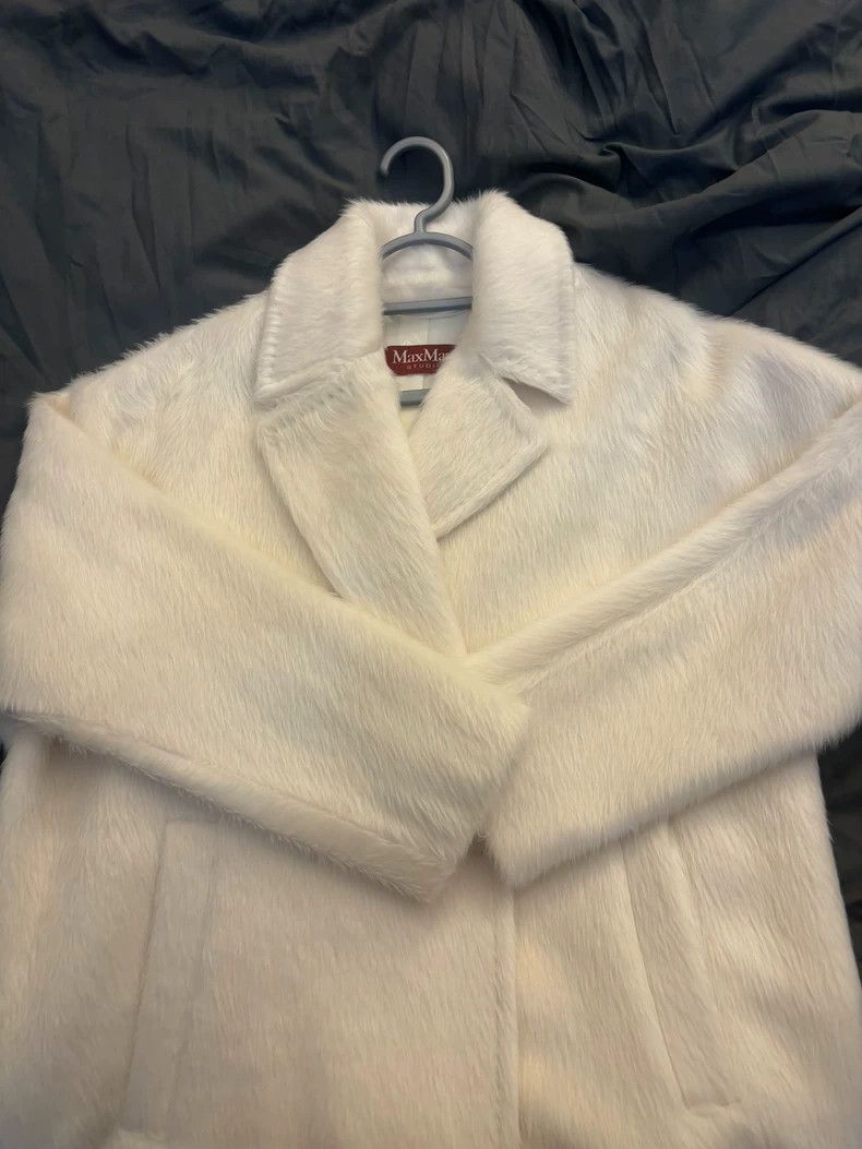 Other Max Mara White alpaca coat Size S / US 4 / IT 40 - 5 Thumbnail