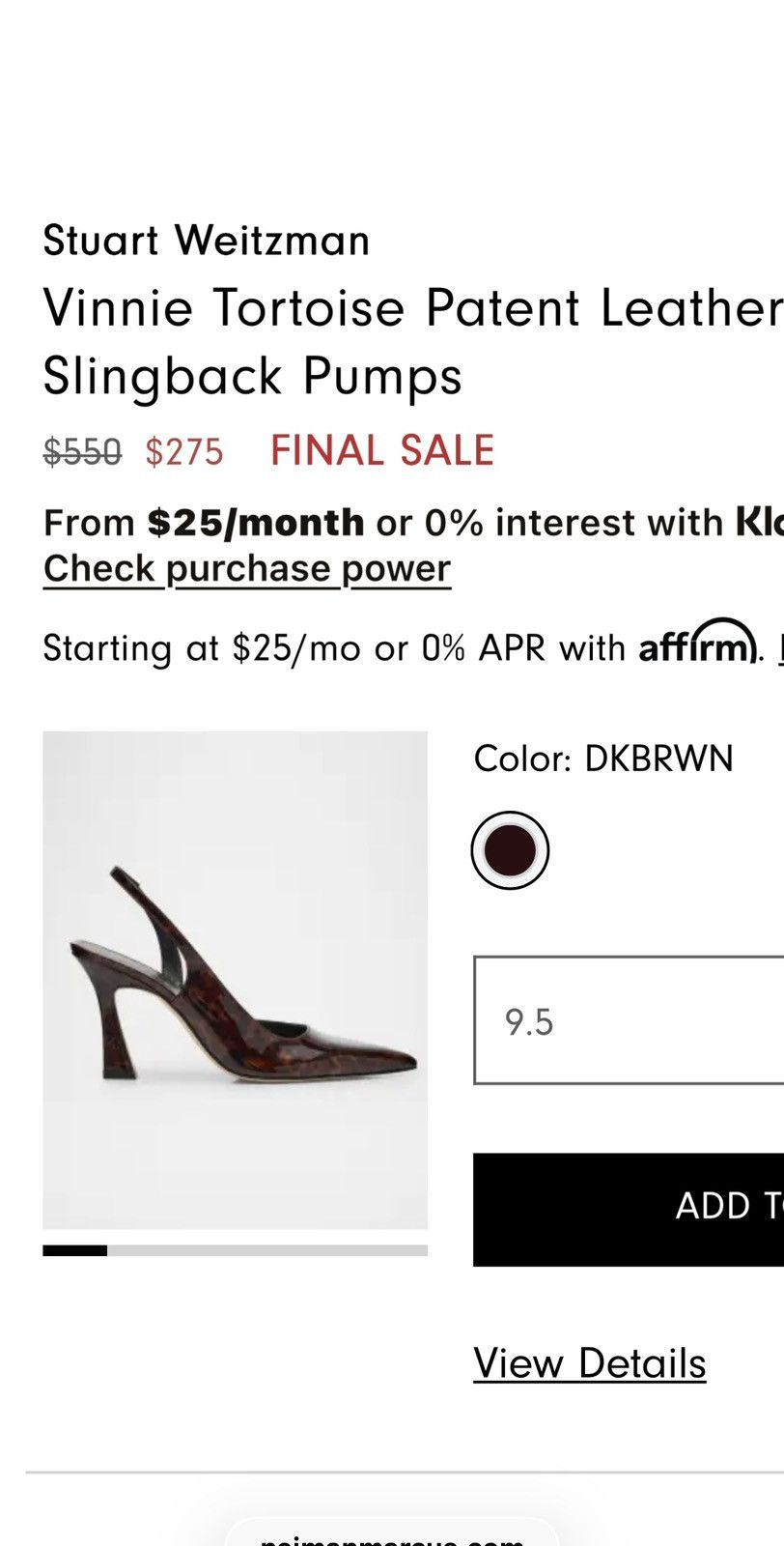Stuart Weitzman Stuart Weitzman Vinnie Dark Brown Patent Leather Slingback Size US 9.5 / IT 39.5 - 5 Thumbnail