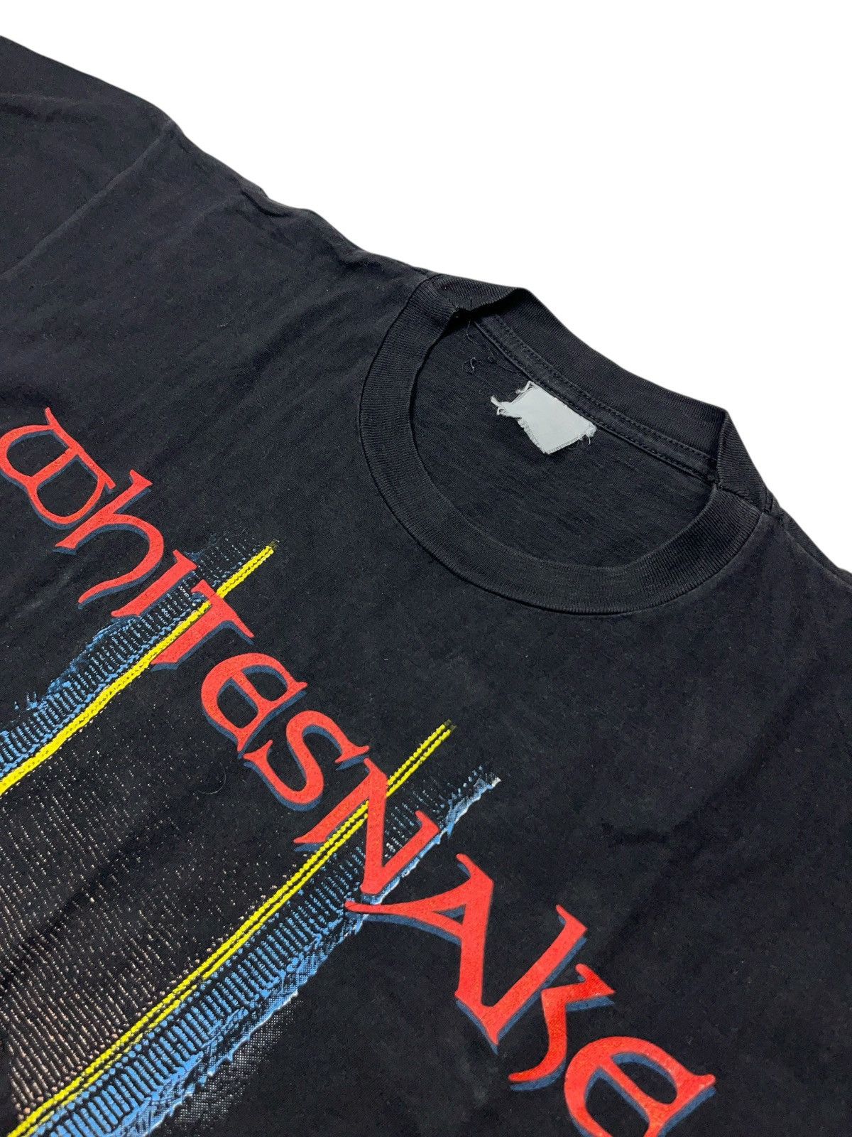 Band Tees × Vintage Vintage Whitesnake 1990 Europe Tour T-shirt Rock Metal Band Size US XL / EU 56 / 4 - 7 Thumbnail