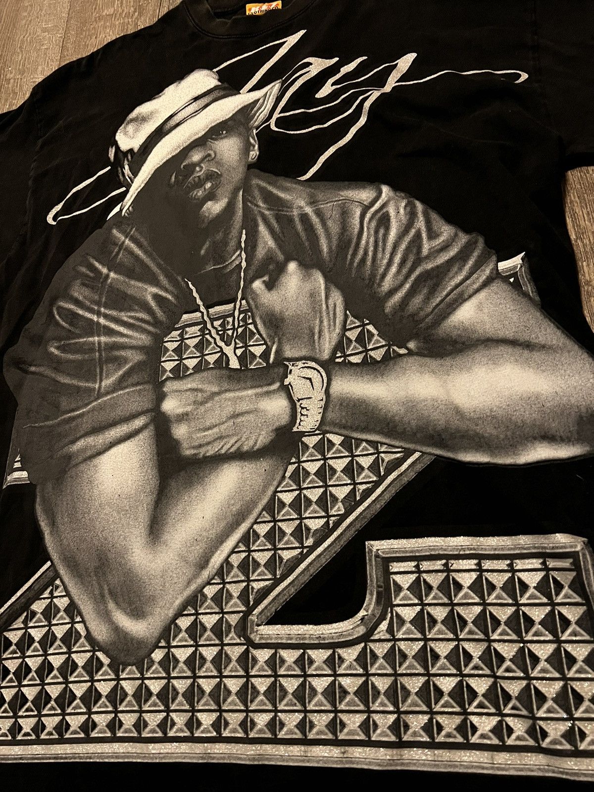 Jay-Z × Vintage Vintage JAY Z RAP TEE SHIRT SIZE 2XL Size US XXL / EU 58 / 5 - 2 Thumbnail