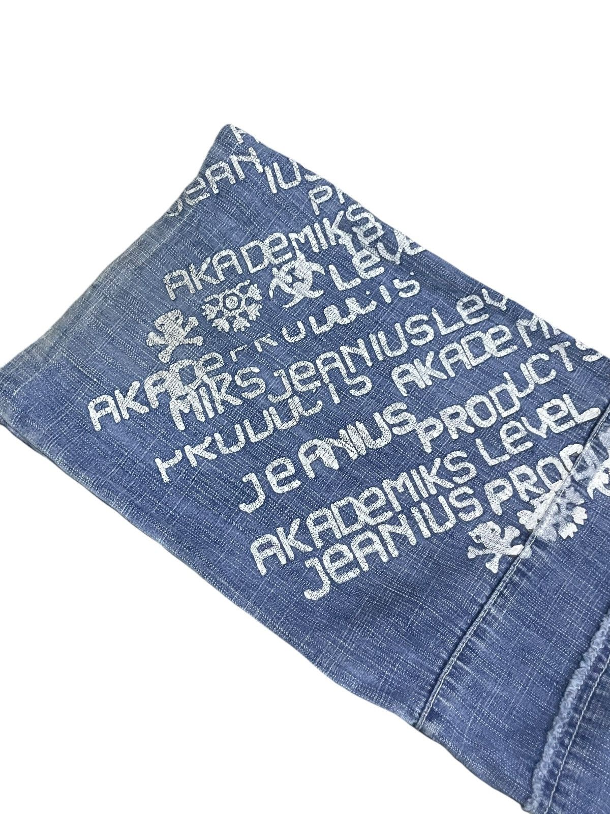 Akademiks × JNCO × Southpole Vintage Akademiks layered Paneled Poems Baggy Loose Jeans Size US 34 / EU 50 - 8 Thumbnail