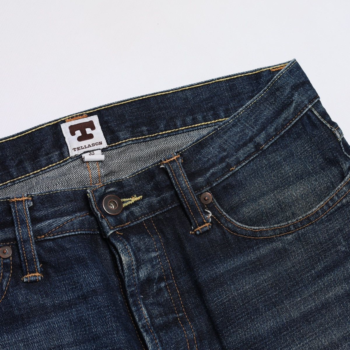 Tellason Tellason made in USA Selvedge Denim Jeans Pants slim tapered Size US 32 / EU 48 - 8 Thumbnail