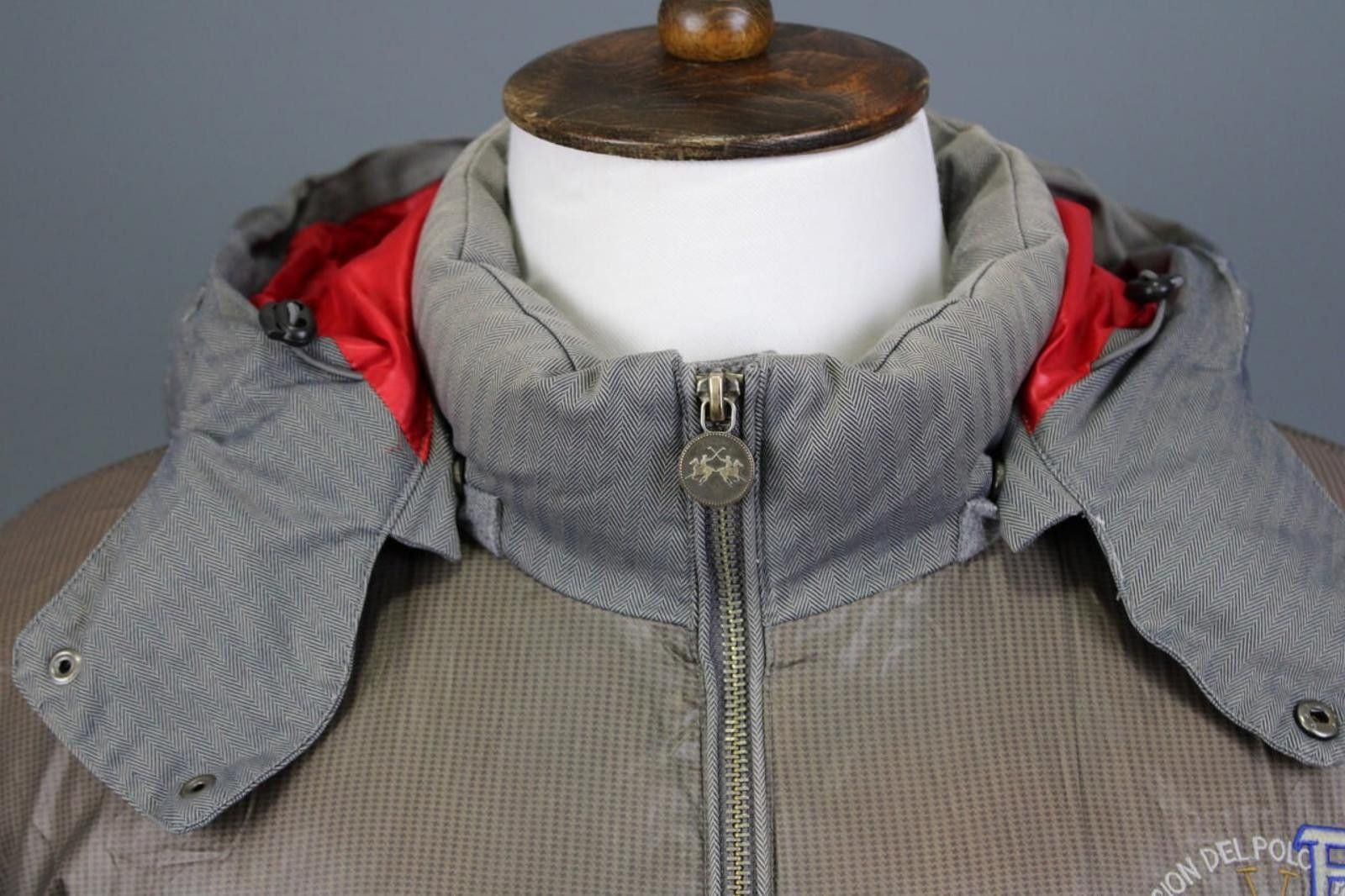 La Martina La Martina Argentina Puffer Hooded Gray Jacket Size XXXL Size US XXL / EU 58 / 5 - 6 Thumbnail