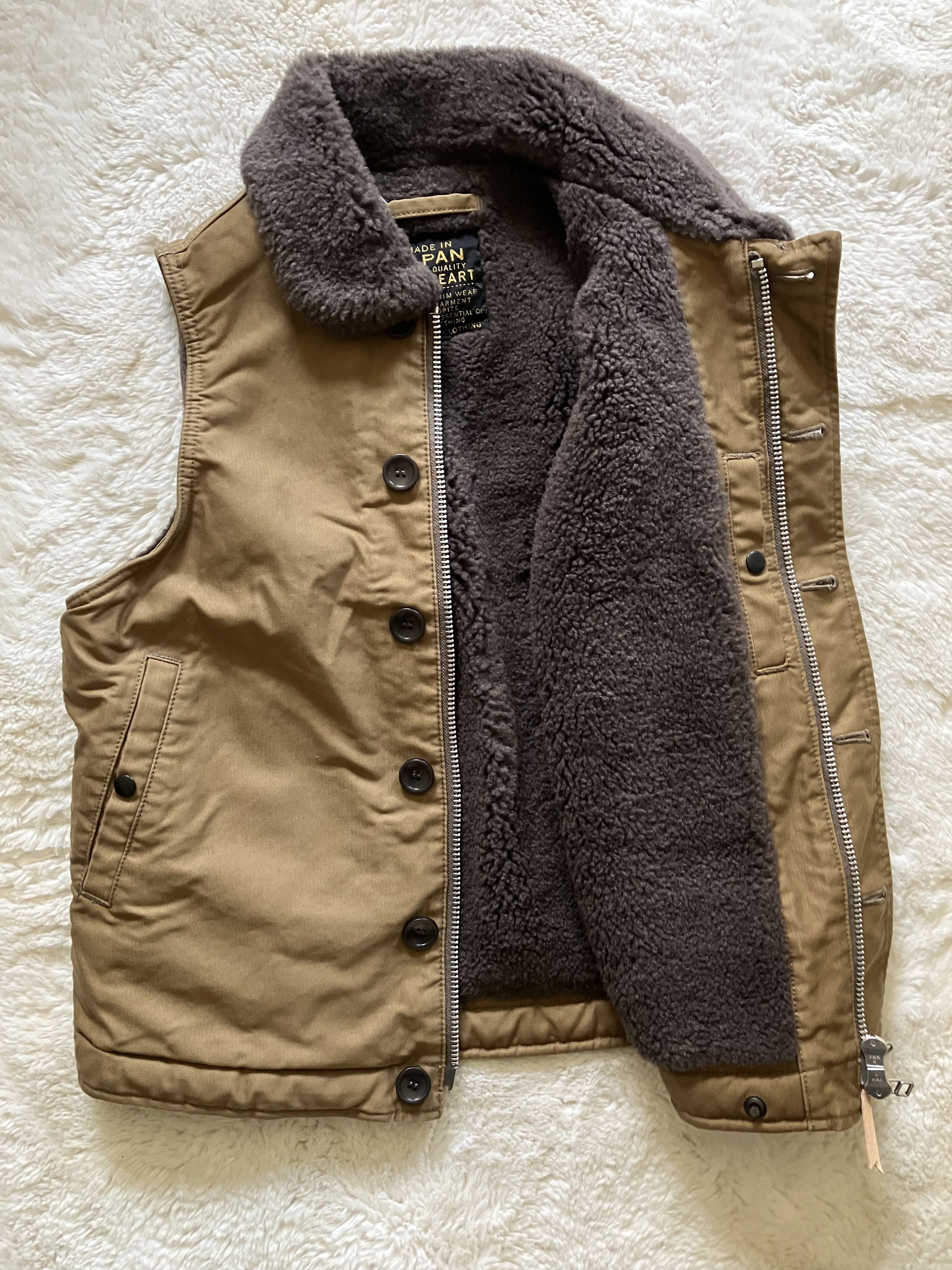 Iron Heart IHV-46-KHA - Whipcord N1 Deck Vest - Khaki